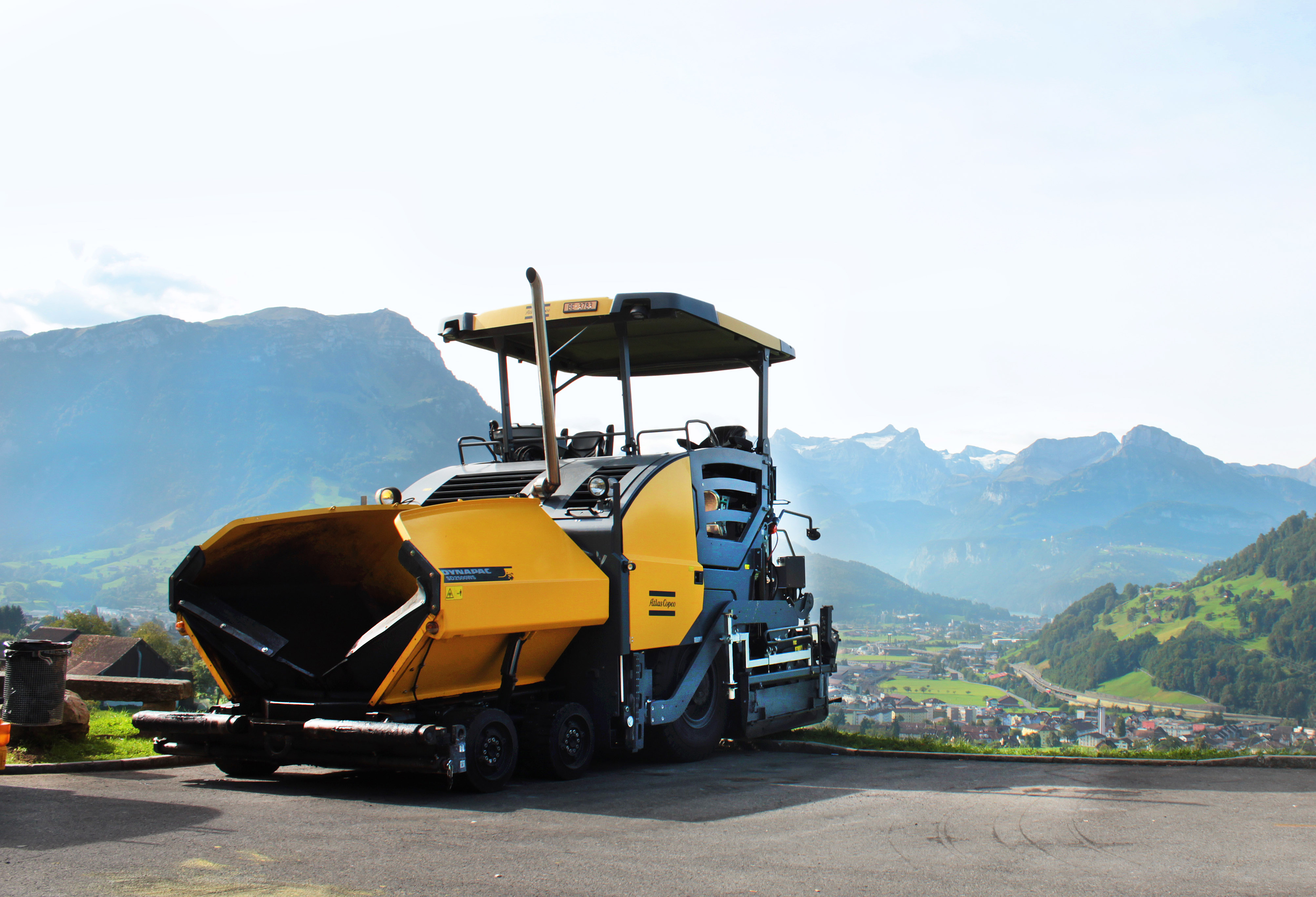Atlas Copco Dynapac says that its upgraded large pavers offer greater productivity Atlas Copco Dynapac paver