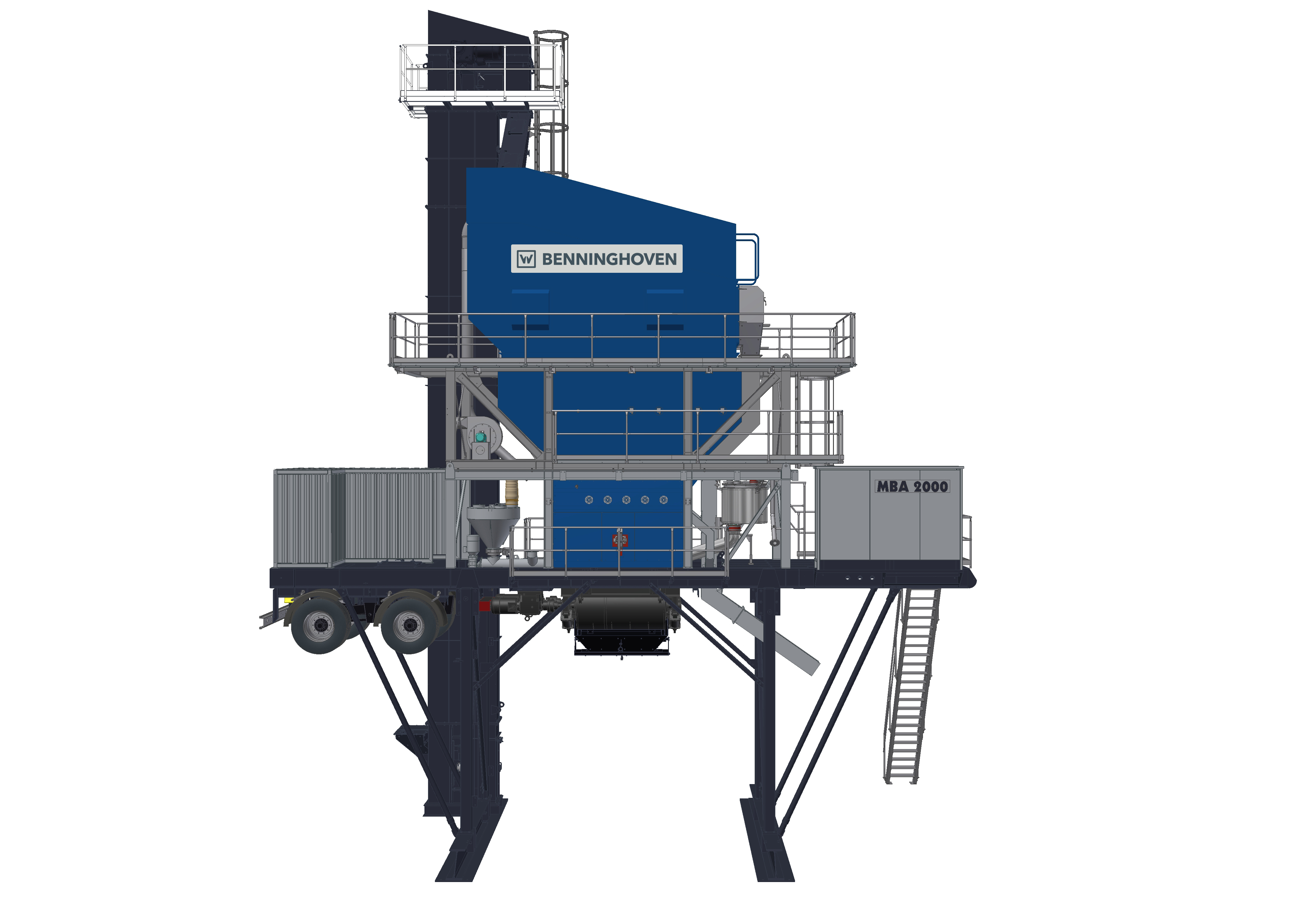 Benninghoven’s new MBA 2000 offers mobility and versatility Benninghoven’s MBA 2000 mobile plant