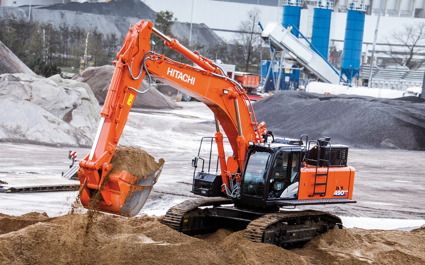 Hitachi has upgraded its quarry excavator offering Hitachi ZX490LCH-6 excavator