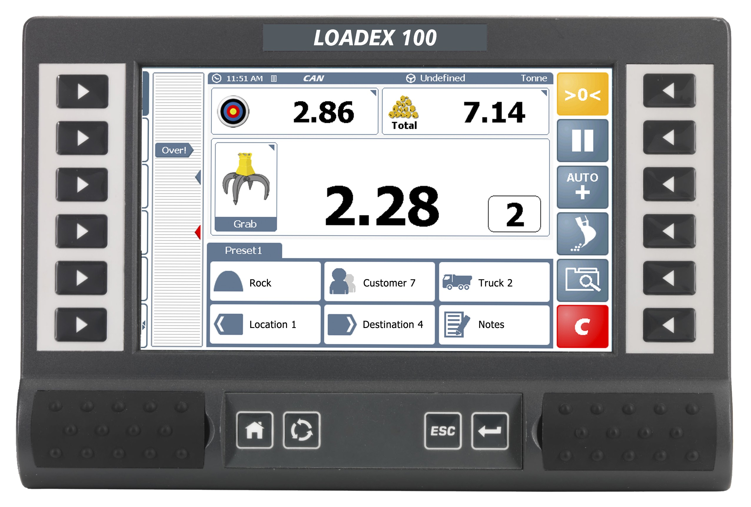 RDS Technology Loadex100 excavator weighing system is retrofittable RDS Technology Loadex100 excavator weighing system