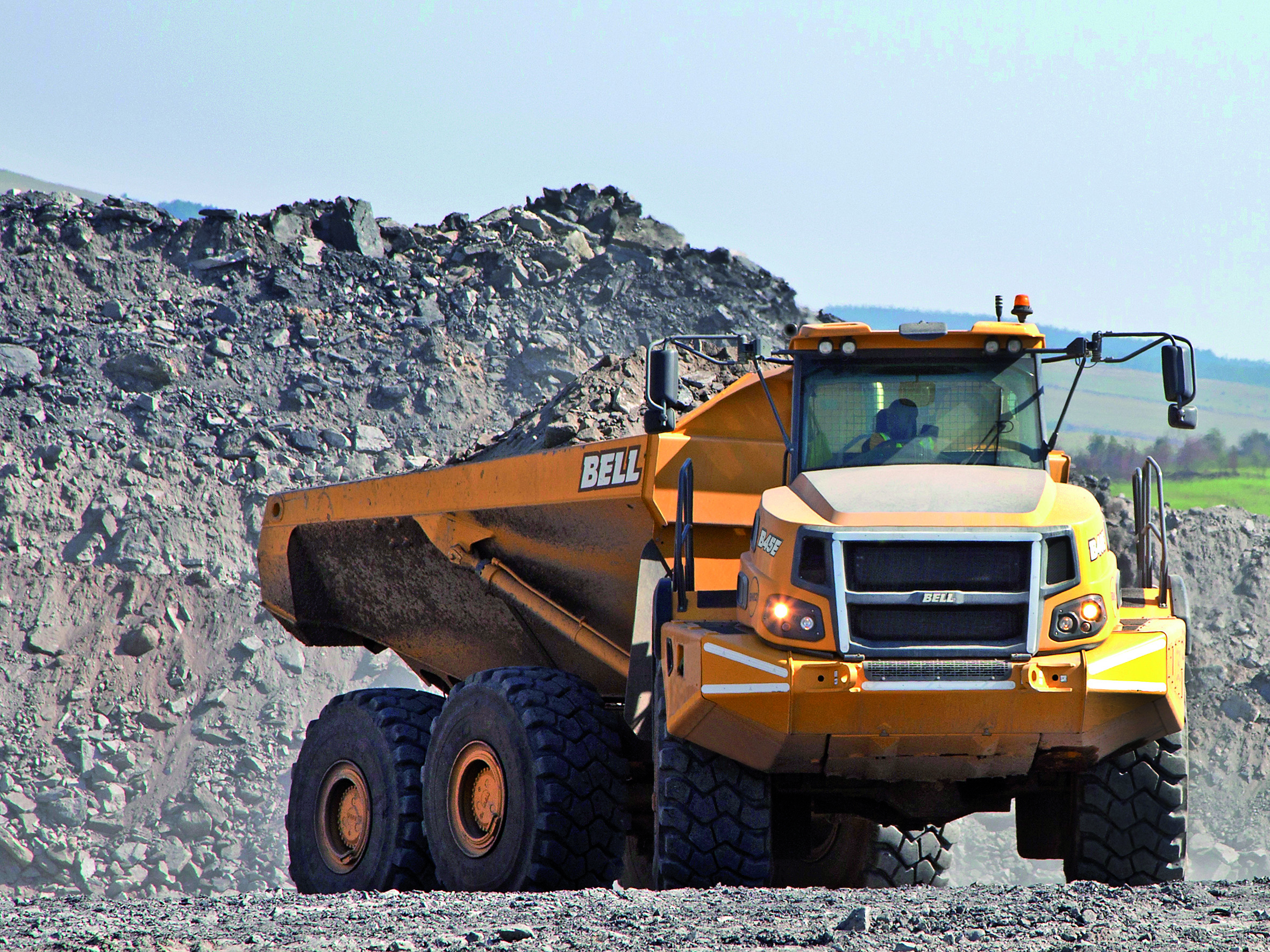 Bell’s upgraded haulers offer increased output Bell B45E ADT