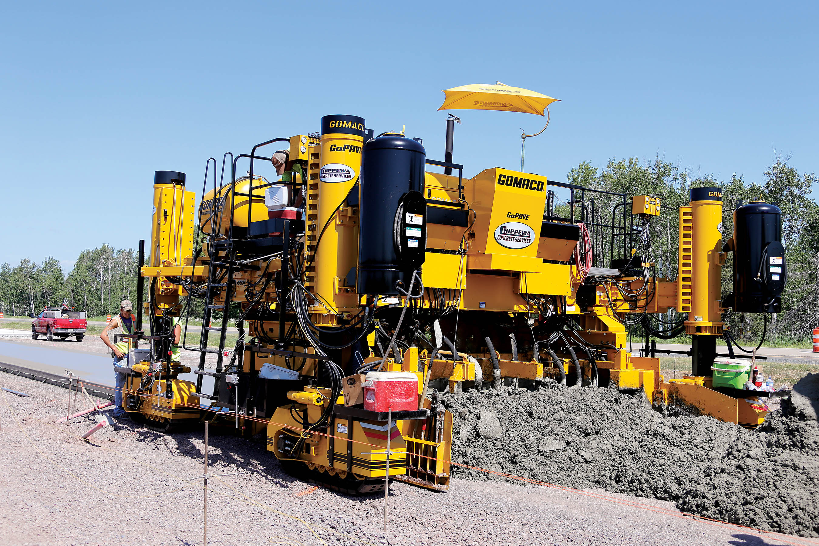GOMACO says its new GP3 concrete paver is the most sophisticated on the market GOMACO GP3 concrete paver