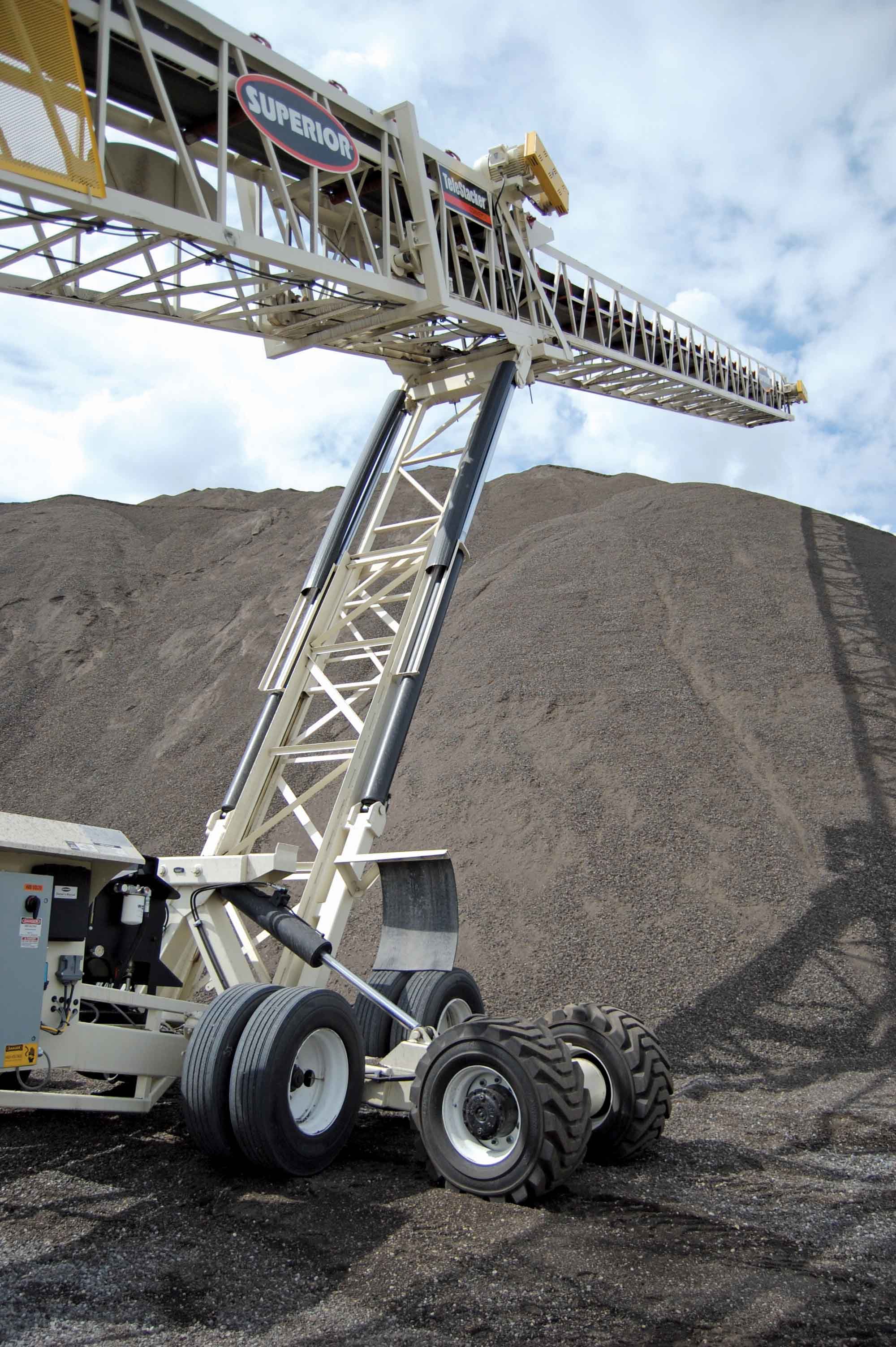Improved stacking capabilities are claimed by Superior for its new conveyors Superior conveyor