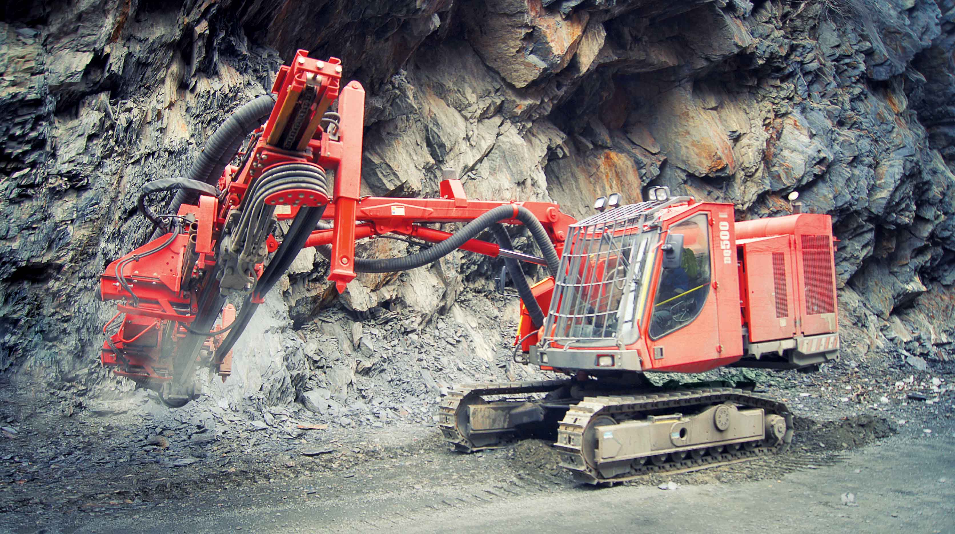 The Sandvik rig has proven itself in a tough drilling job in Russia Sandvik Construction DQ500 drill rig