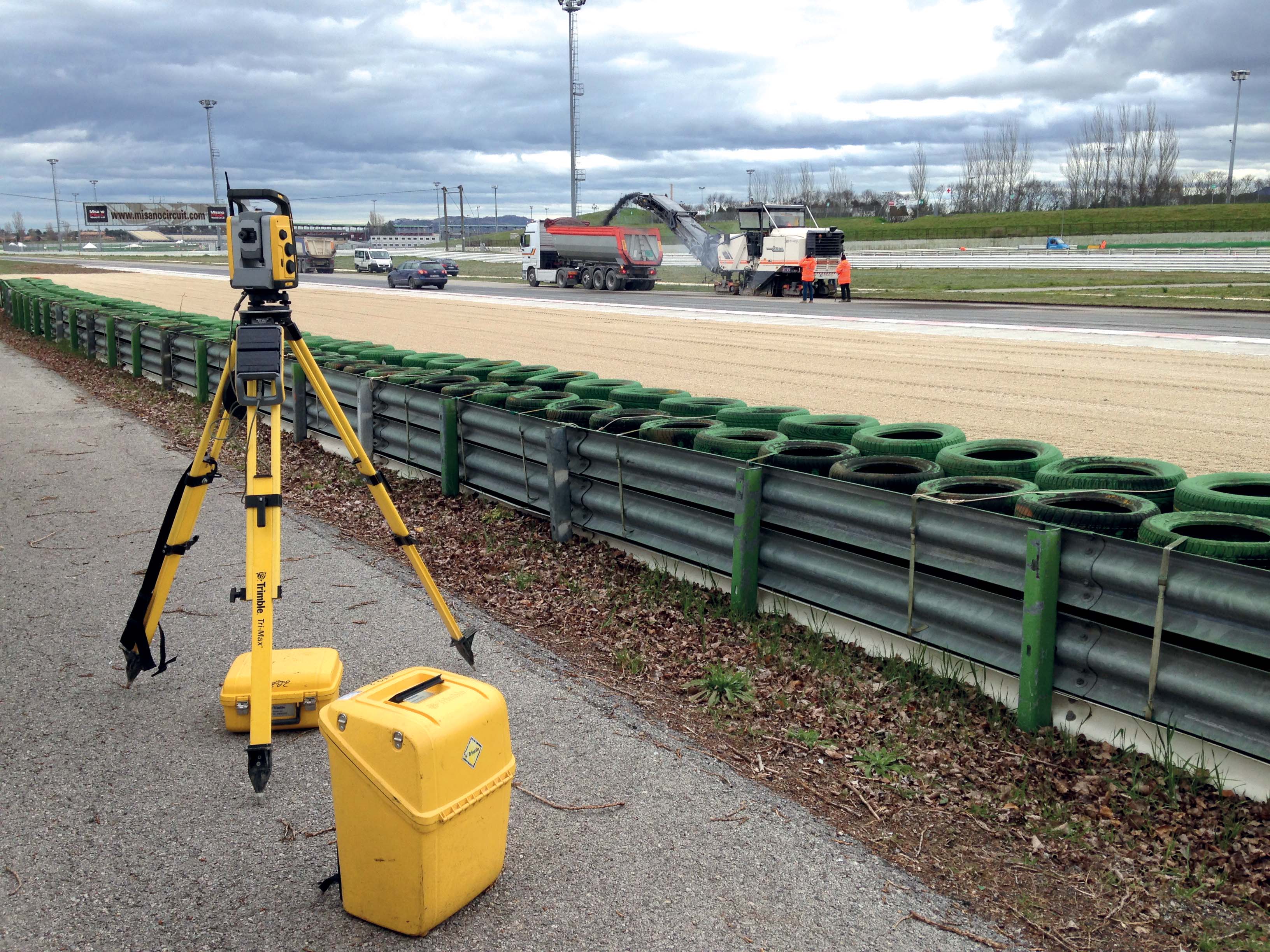 A level playing field, thanks to Trimble (Photo: Ettore Zanata) Trimble solution