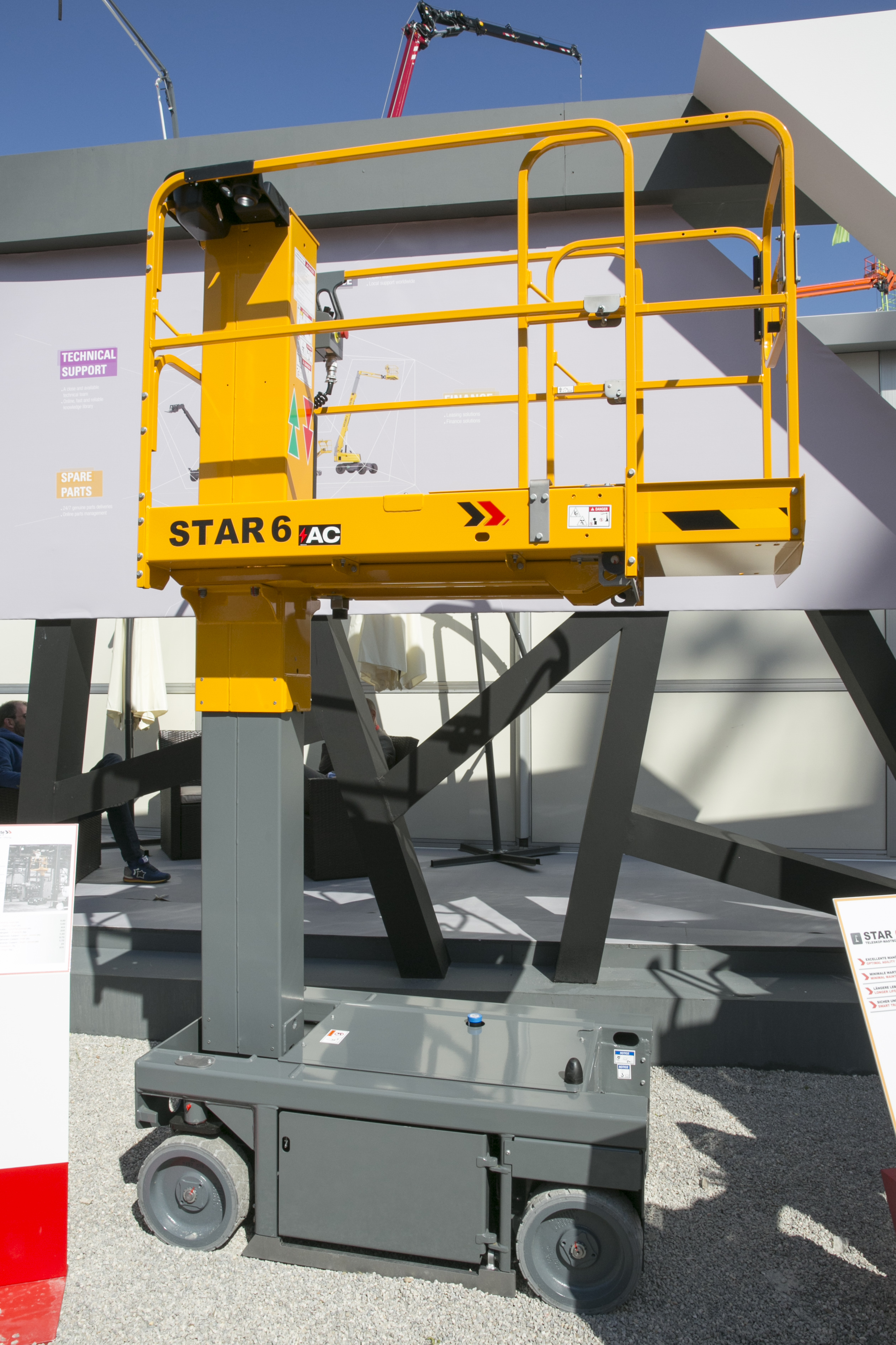 Growth of warehouse stores to drive vertical mast market, says Haulotte, whose line includes the Star 6 Haulotte vertical mast products