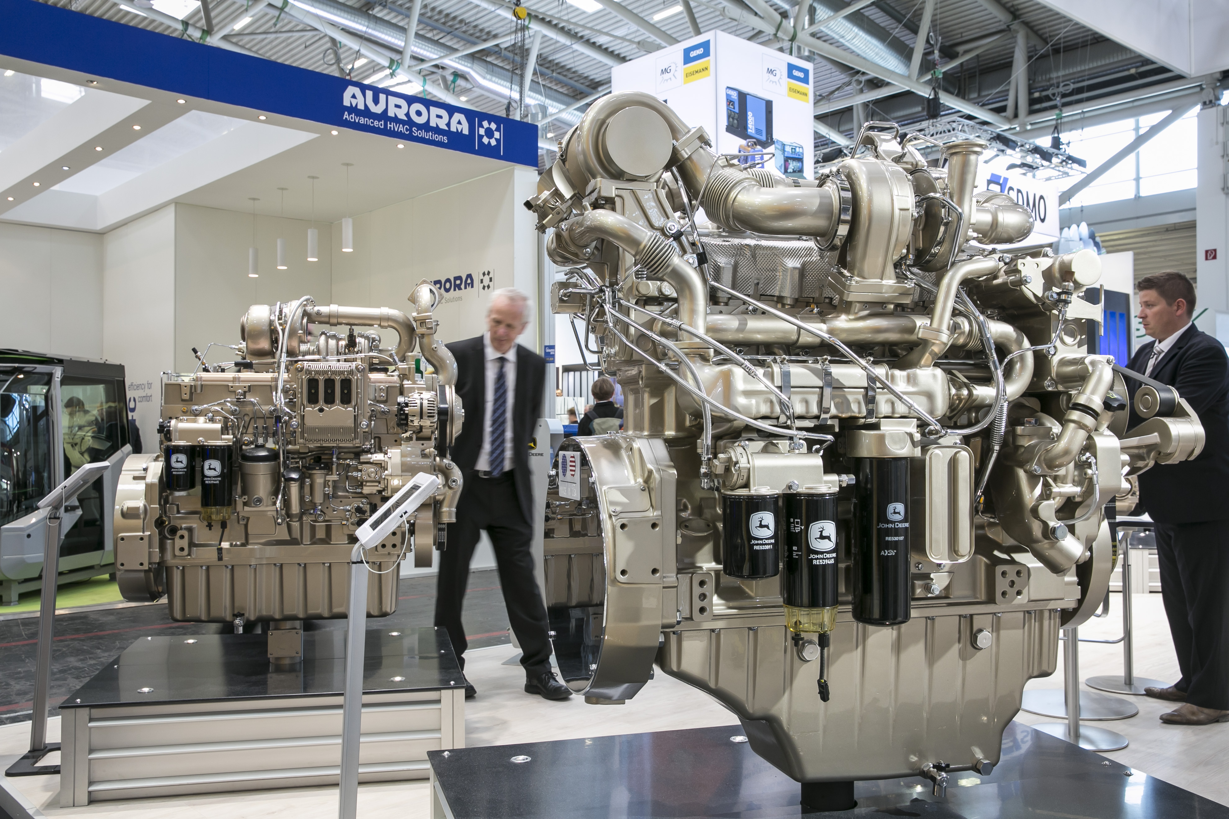John Deere Power Systems’ experience with DPF over the last five years puts it on target to meet expected Stage V emissions regulations bauma 2016 Daily News John Deere Power System Stage V emissions
