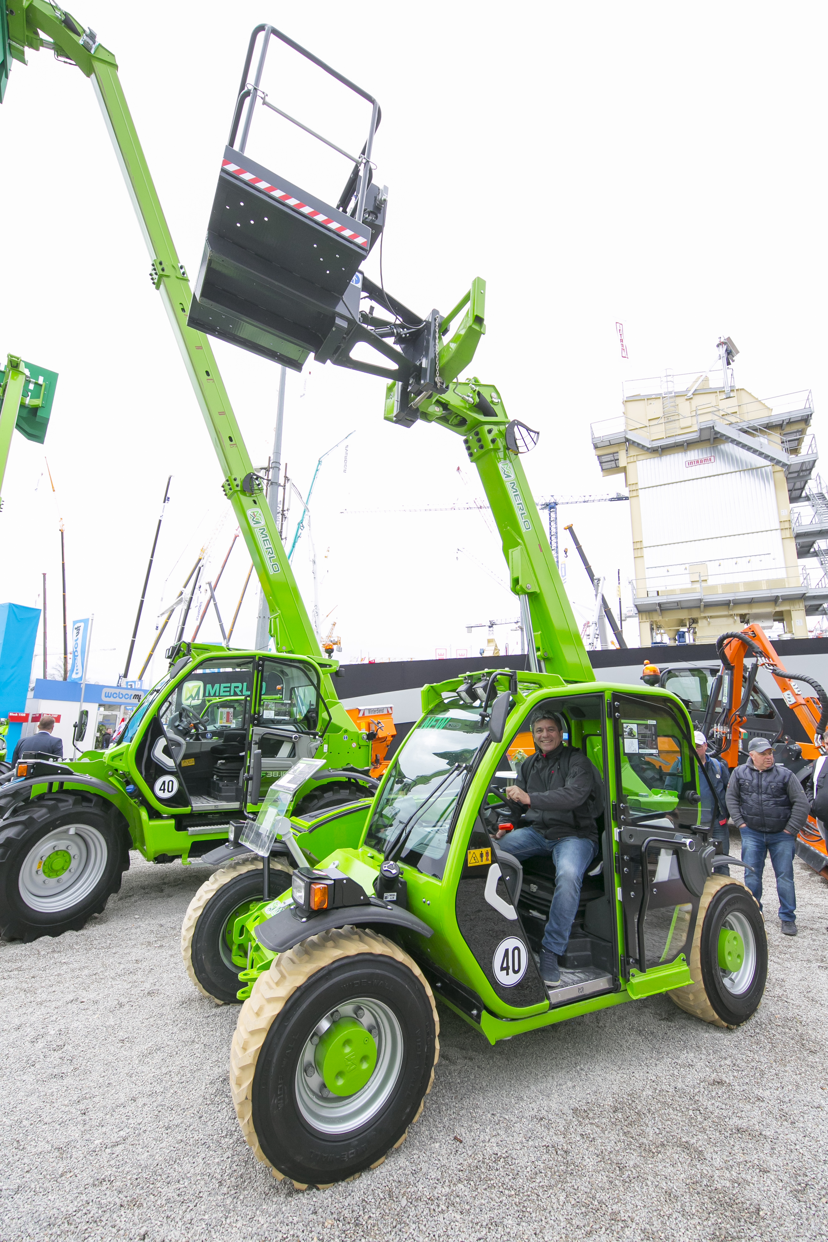 The first machines to benefit from Merlo’s new modular approach on show at BAUMA Merlo’s telehandlers