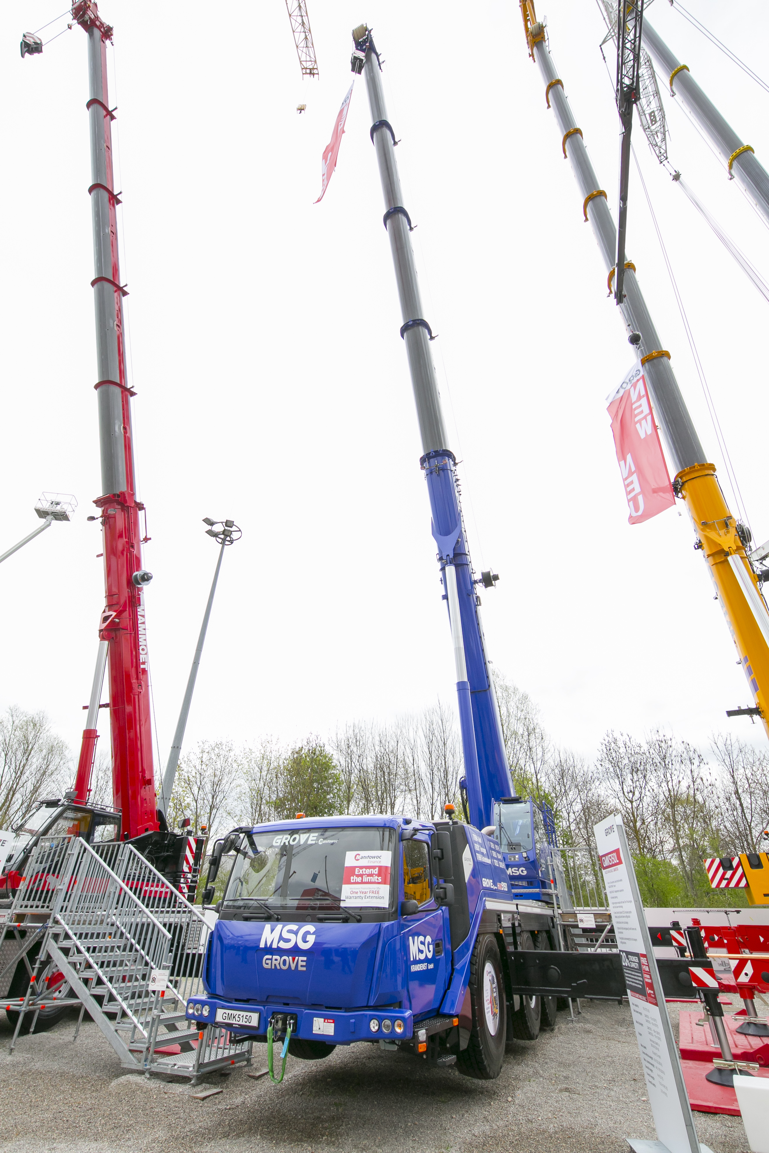 Five-axle Grove GMK5150 boasts 150tonne lift capacity bauma 2016 Daily News Manitowoc Grove GMK5150