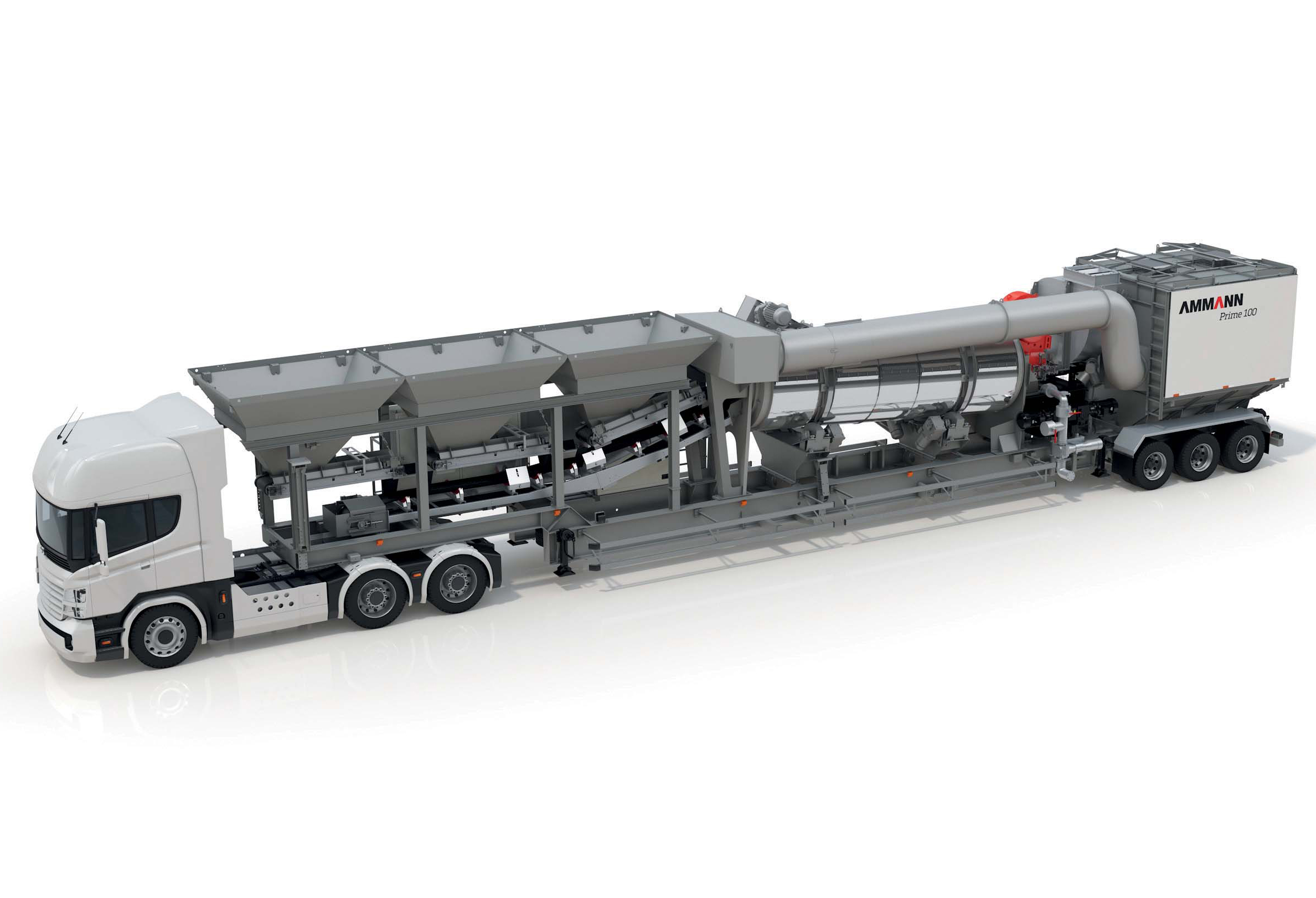 Mobility is a key feature of Ammann’s latest asphalt plant designs Ammann’s asphalt plant
