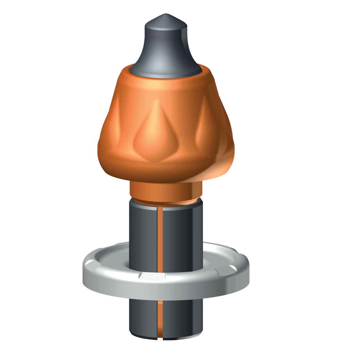 Greater wear life is claimed by Wirtgen from its new milling tools Wirtgen milling tools