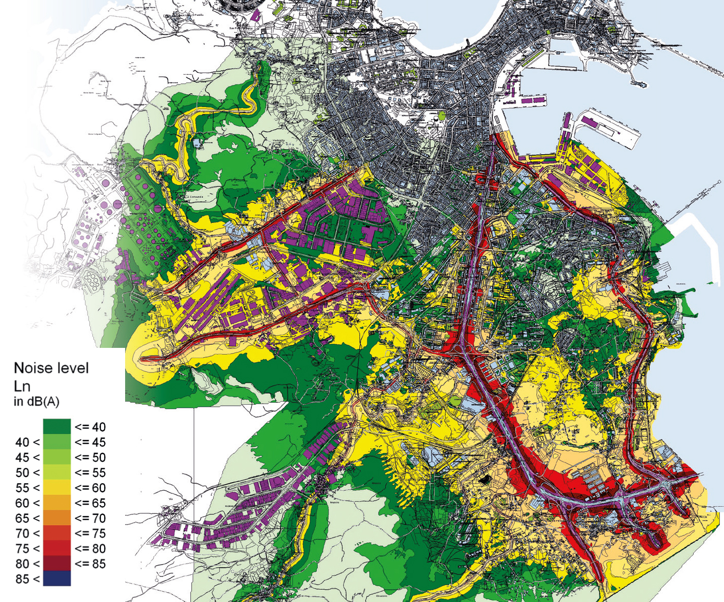 Noise from roadworks can be a problem mapping a road noise