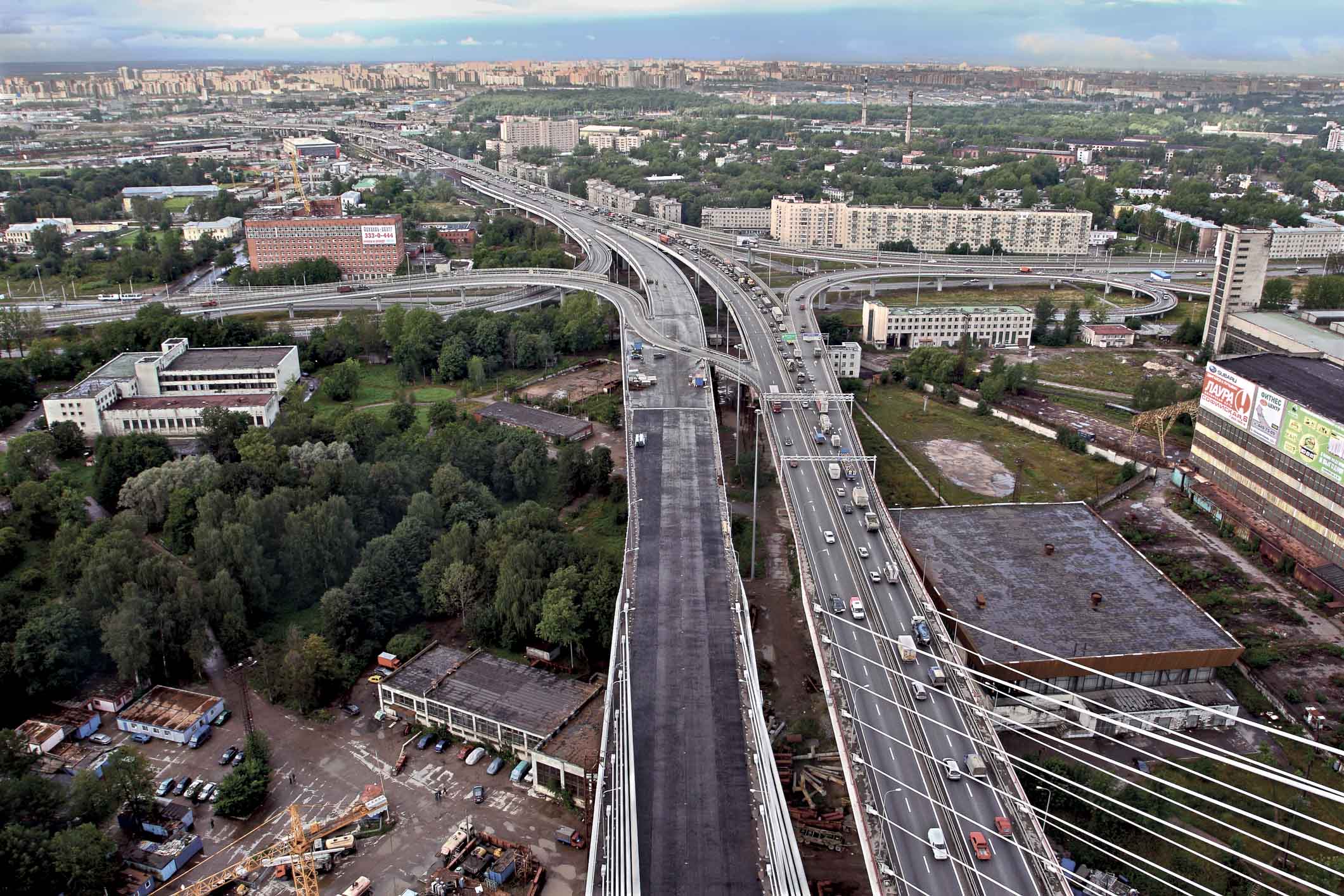 St Petersburg will require further transport infrastructure development to cut congestion bridge in St Petersburg