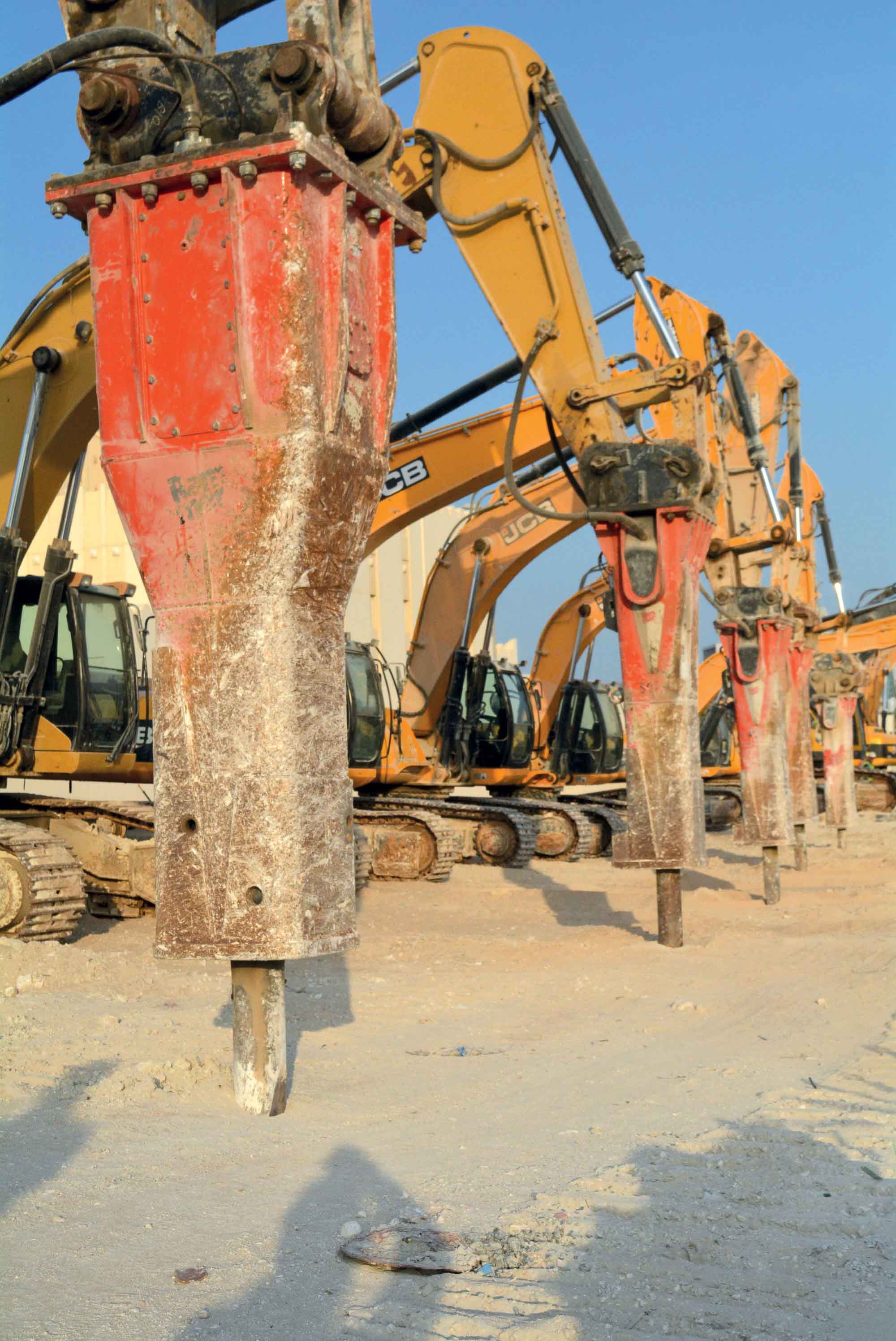 The Rammer breakers are meeting productivity targets Rammer breakers