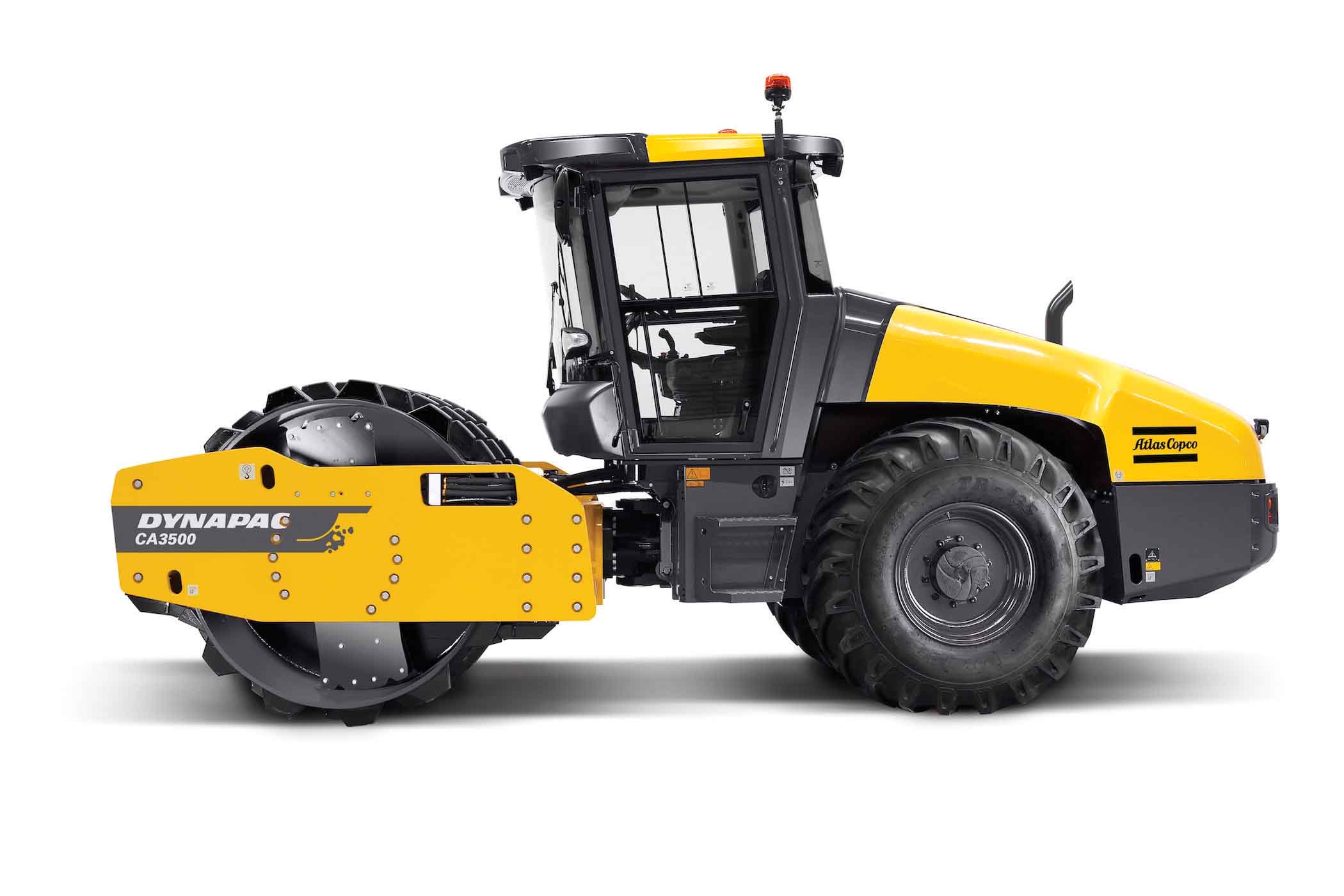 Atlas Copco is offering high-efficiency soil compactors in the shape of its new CA2500 and CA3500 machines Atlas Copco soil compactor CA2500