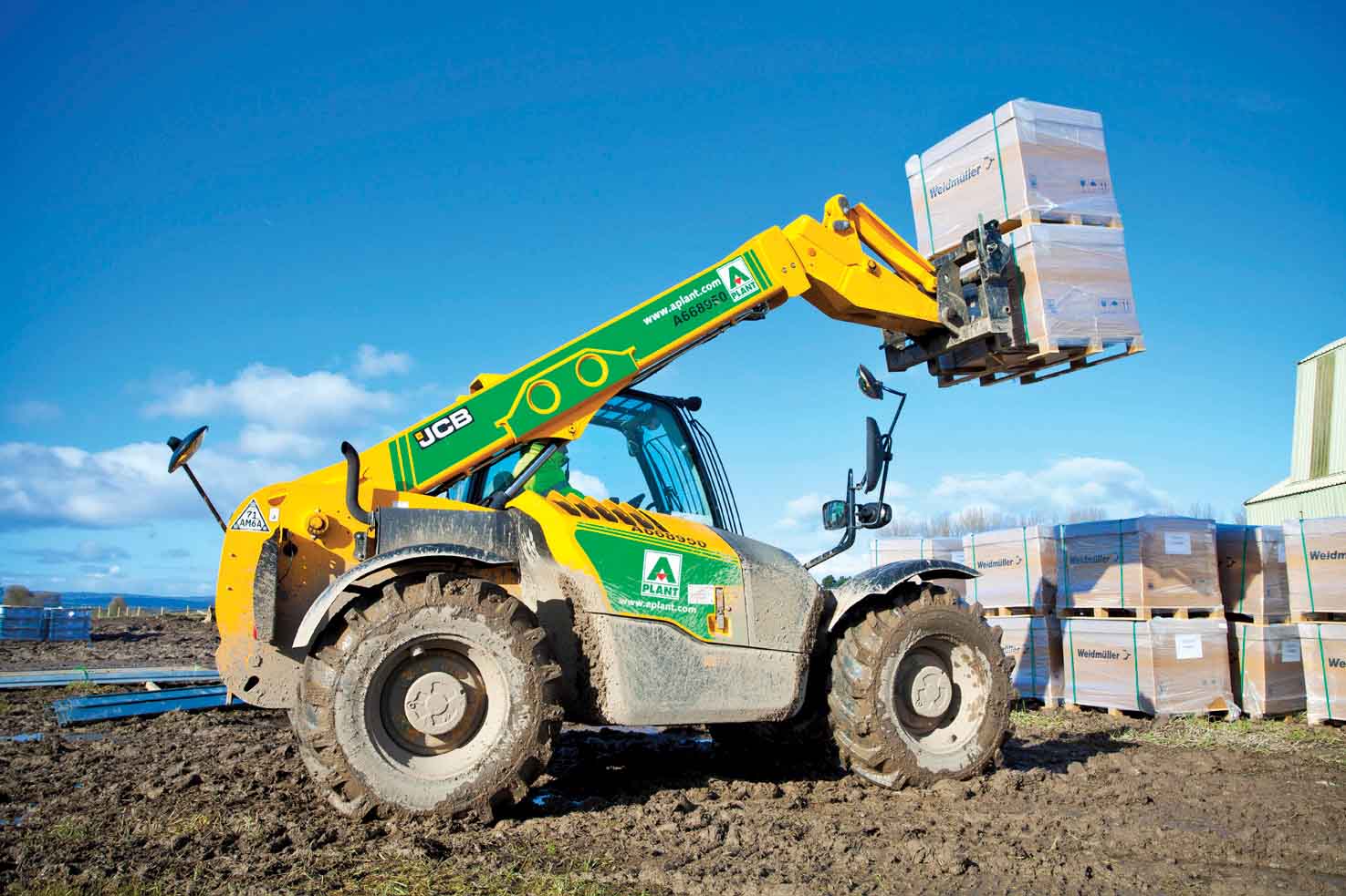 A-Plant: moving up with more telehandlers A-Plant telehandler