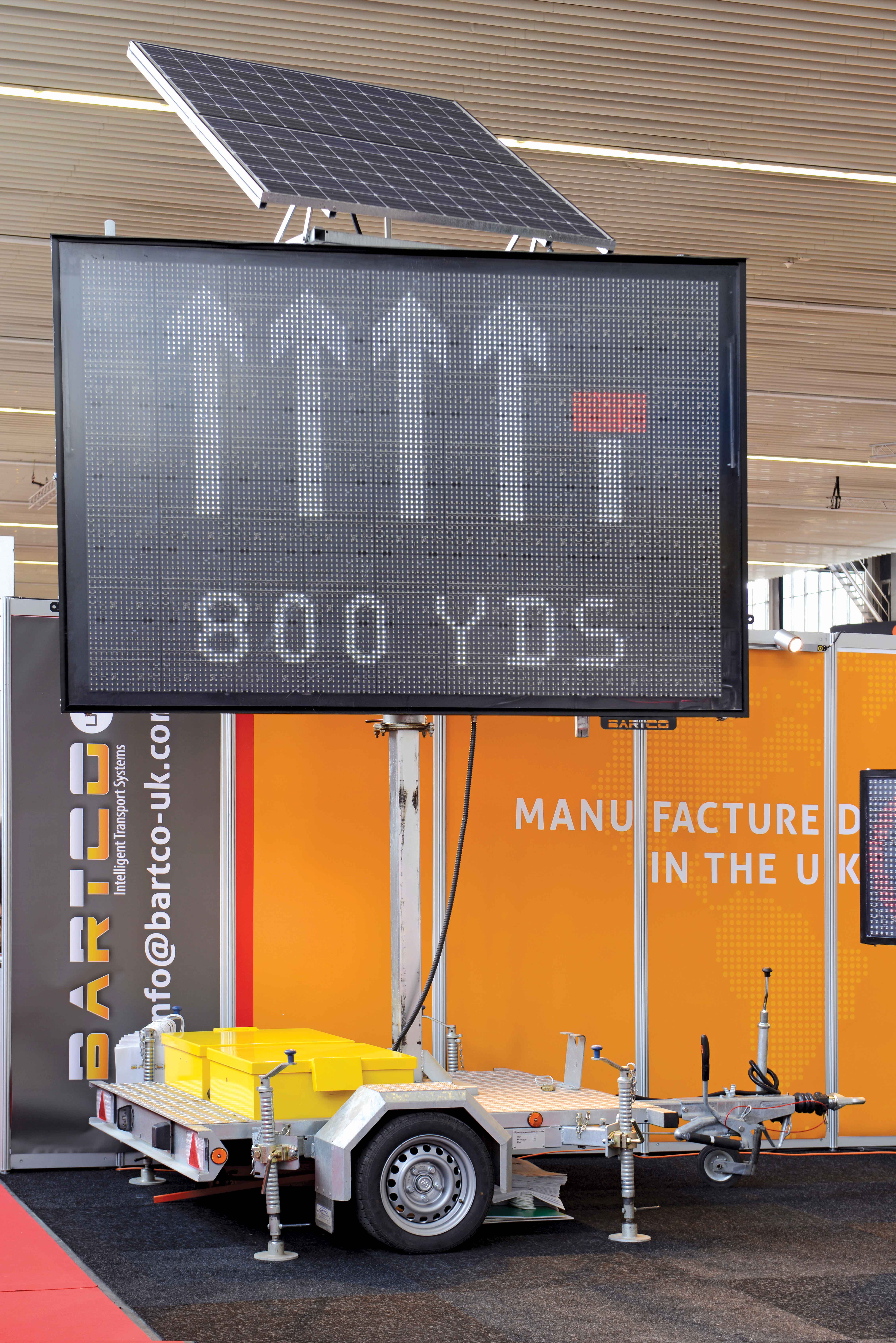 The HD VMS-C from Bartco, a two-colour VMS with a dual colour matrix two-colour VMS