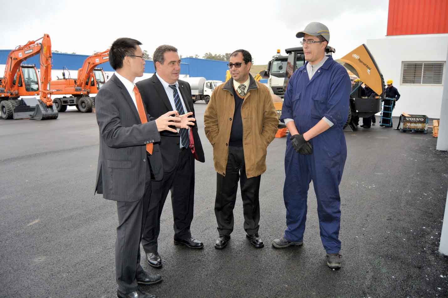 LiuGong has supplied new equipment to a training facility in Morocco North Africa Liugong new equipment in Morocco
