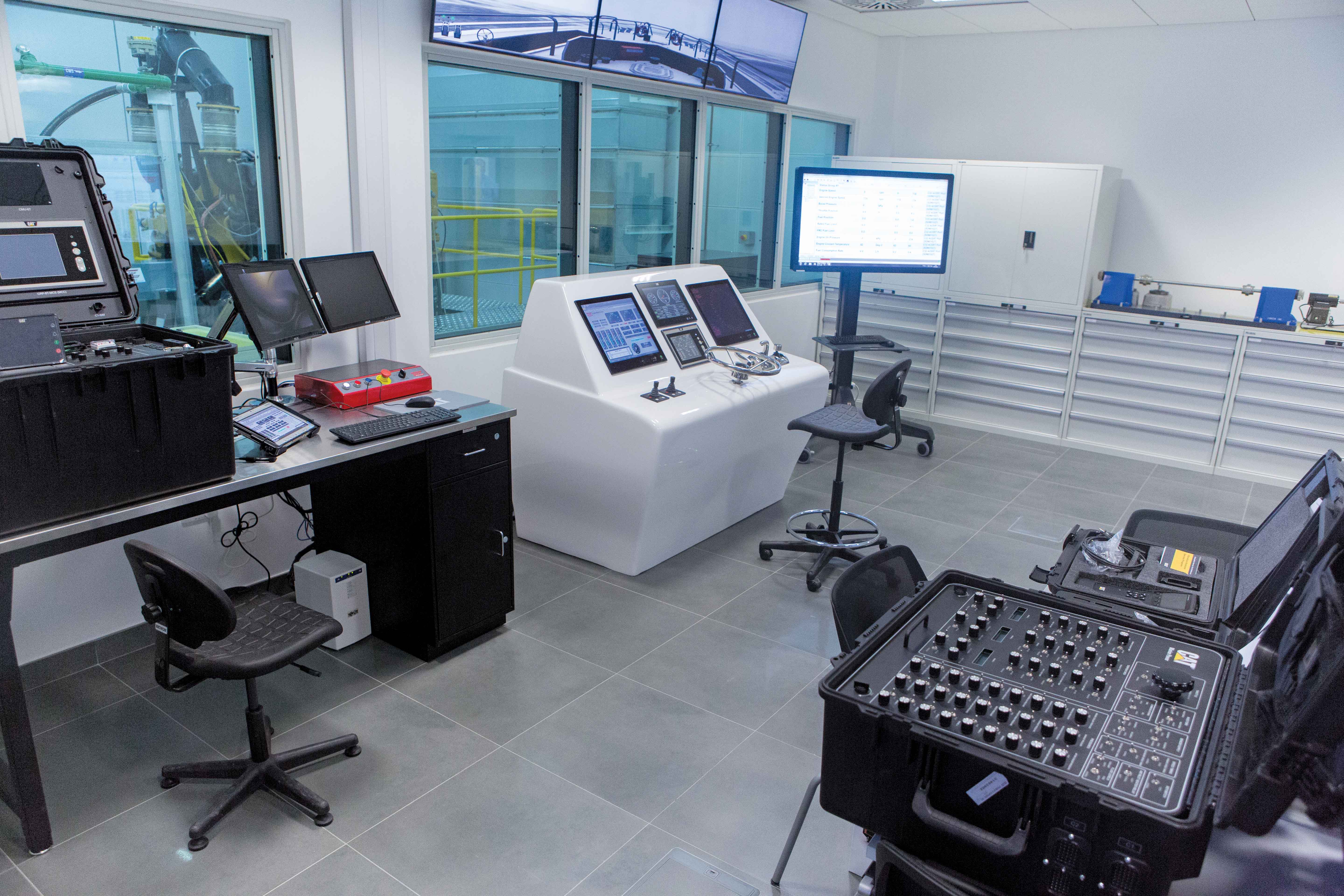 The new facility is designed to offer high level training Dubai Caterpillar new facility training