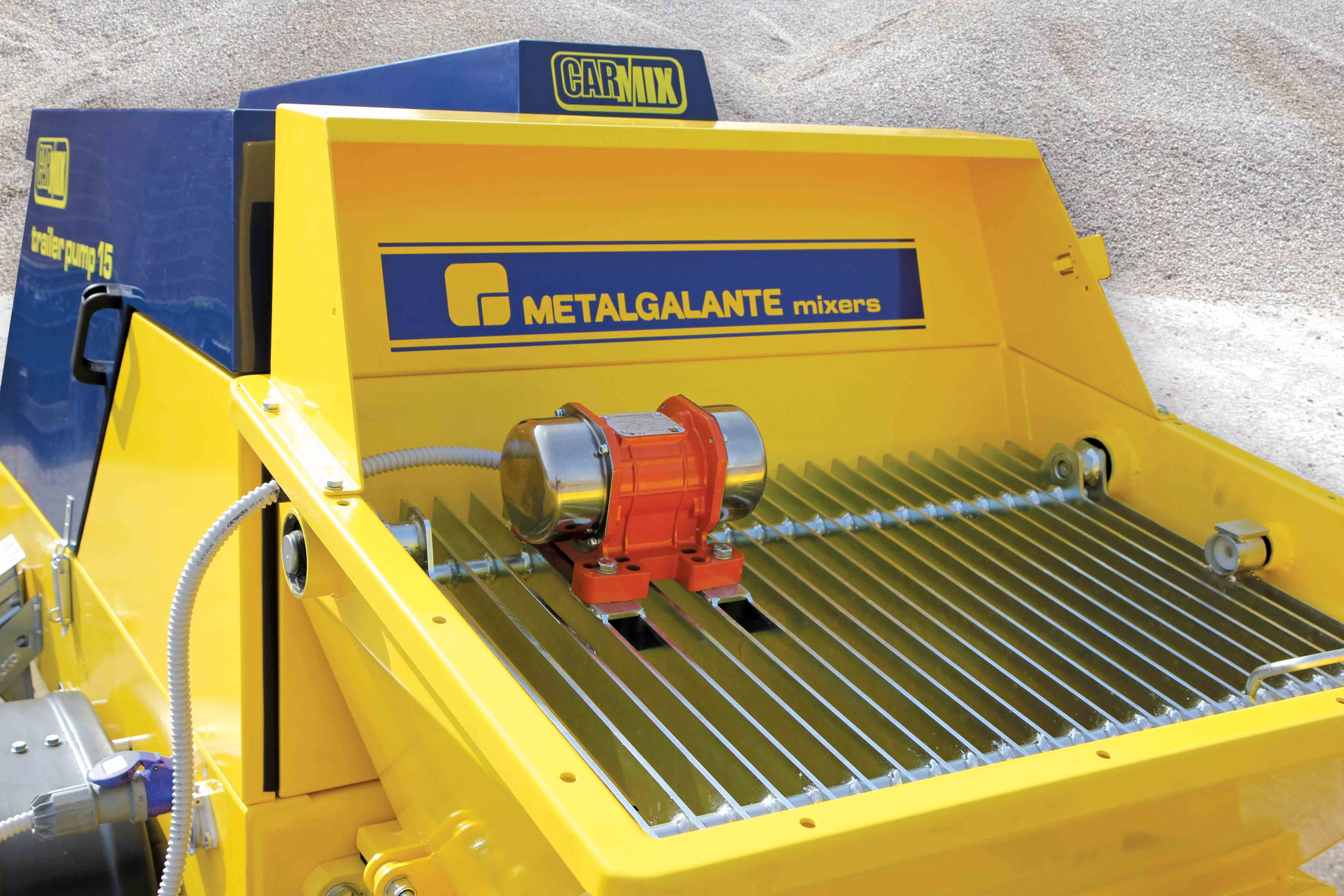 The new Carmix trailer mounted concrete pump is said to be powerful, compact and versatile Carmix trailer mounted concrete pump