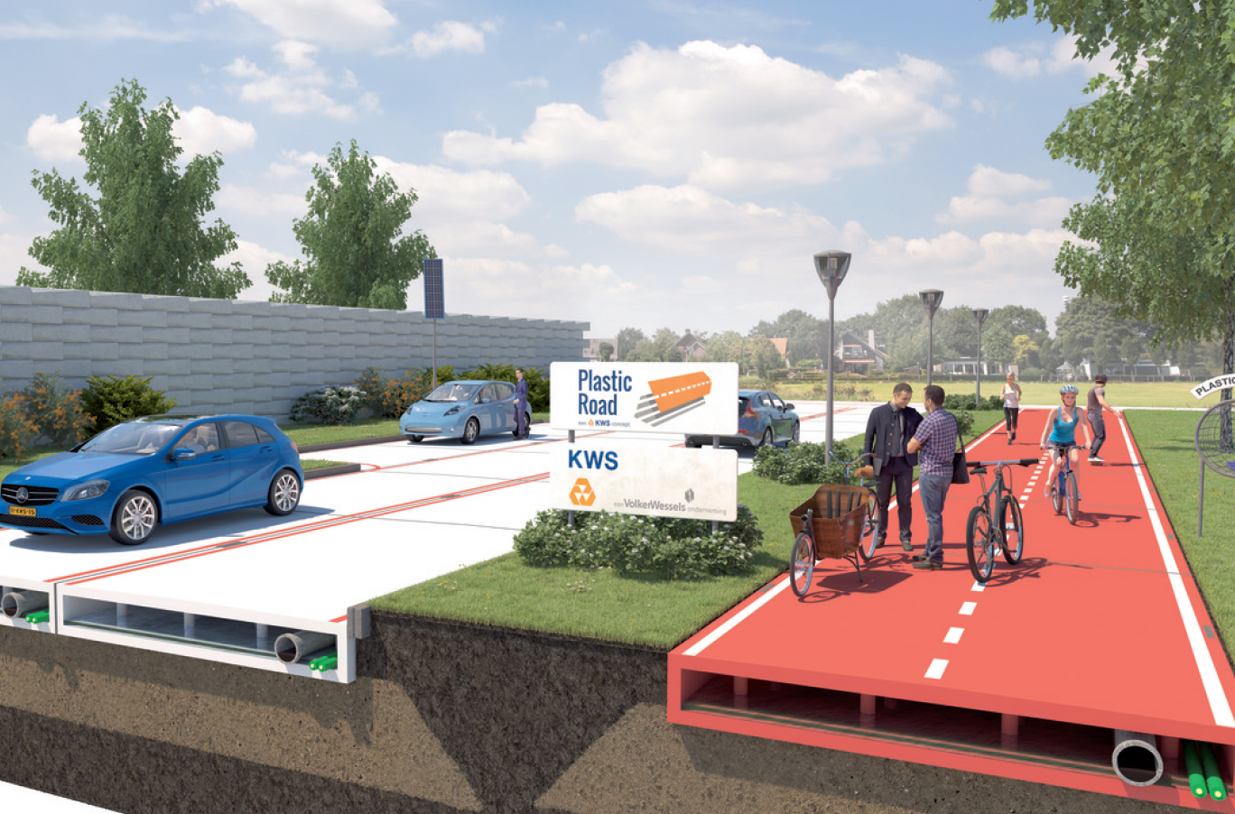 PlasticRoad Total, KWS and Wavin develop PlasticRoad