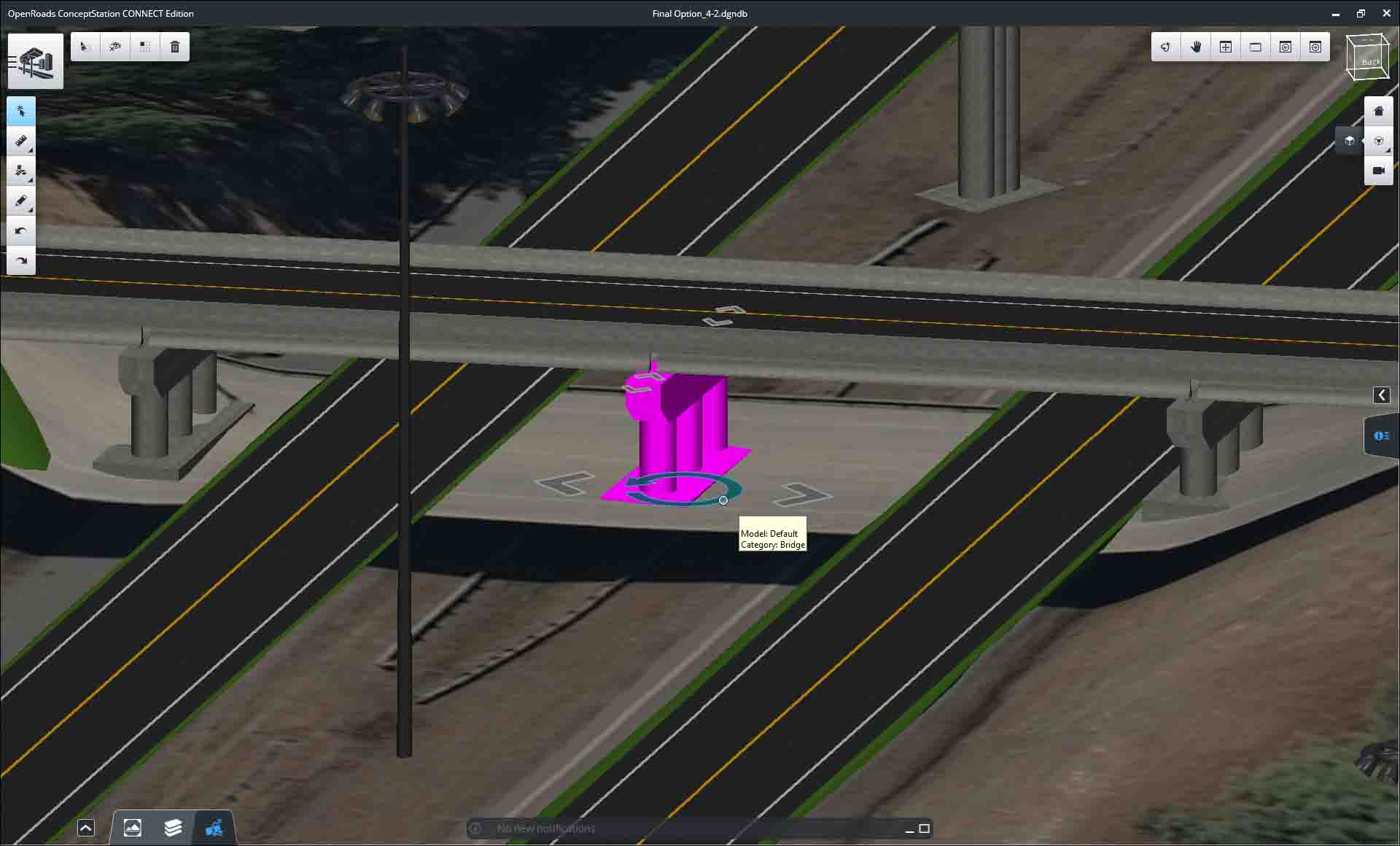 The ConceptStation tool provides improved project design capabilities Bentley ConceptStation tool