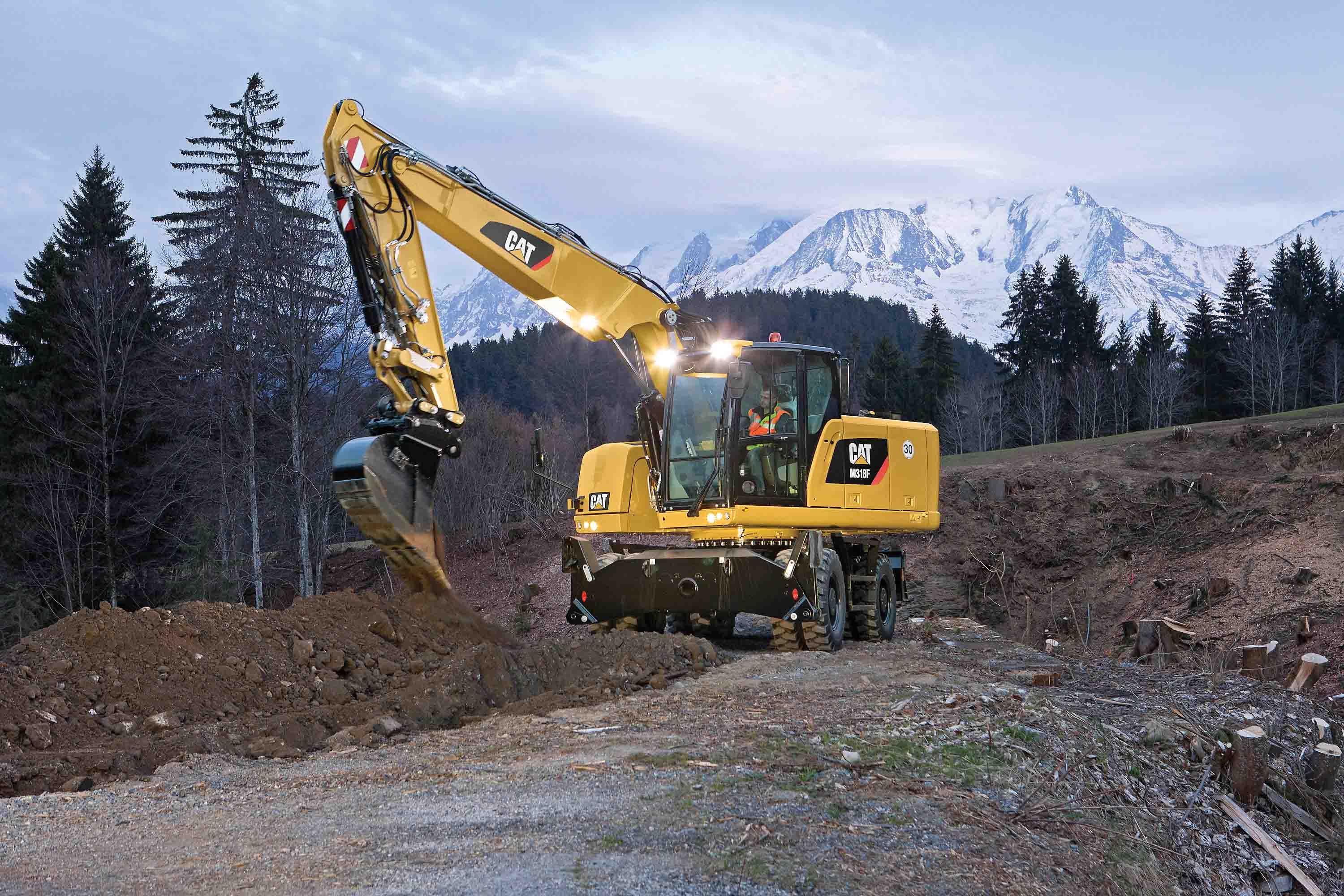 The F-Series gets improvements and add-ons Caterpillar excavator