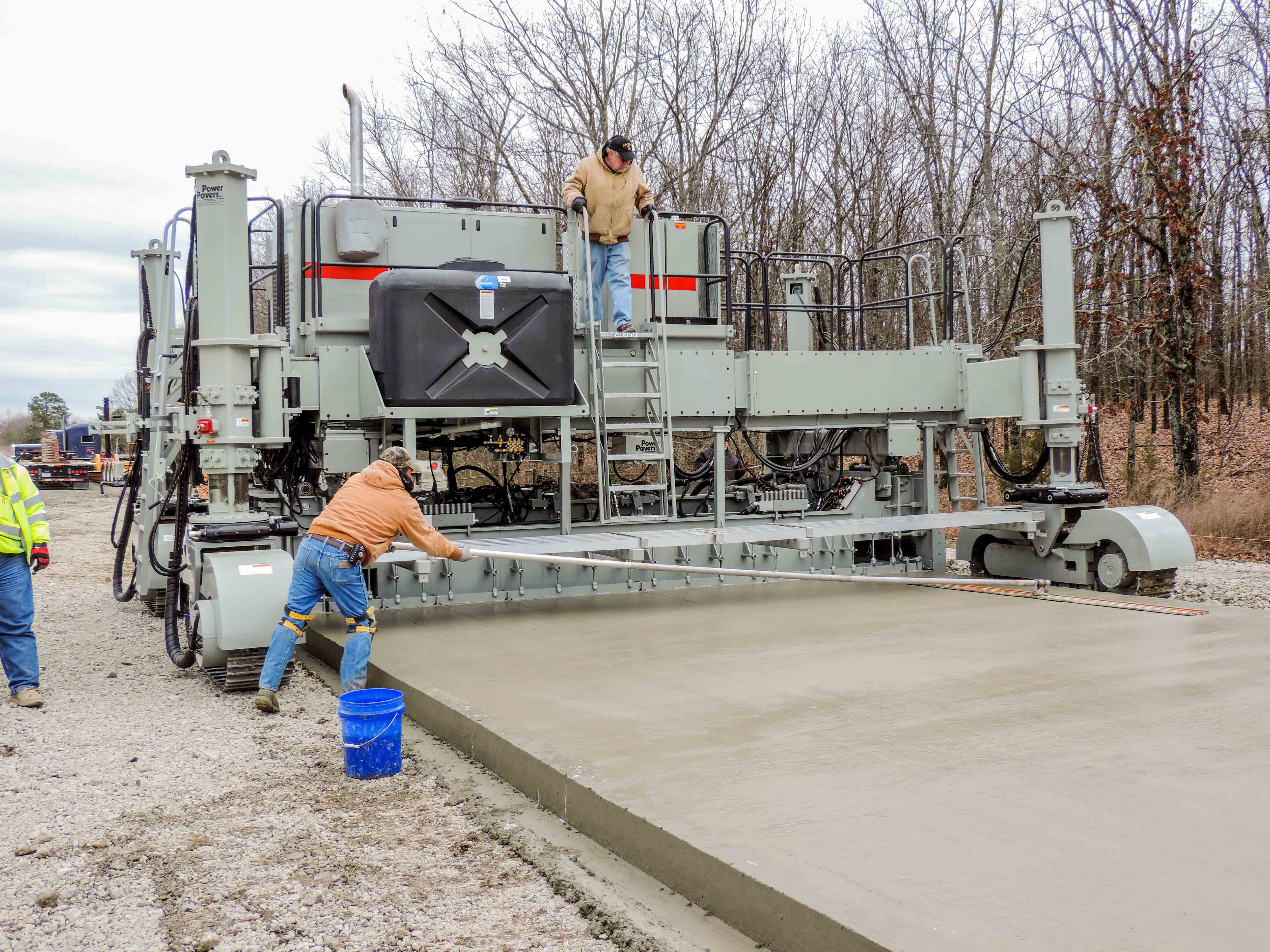 Power Pavers is now offering its new SF-2400 four track paver Power Pavers SF-2400 paver