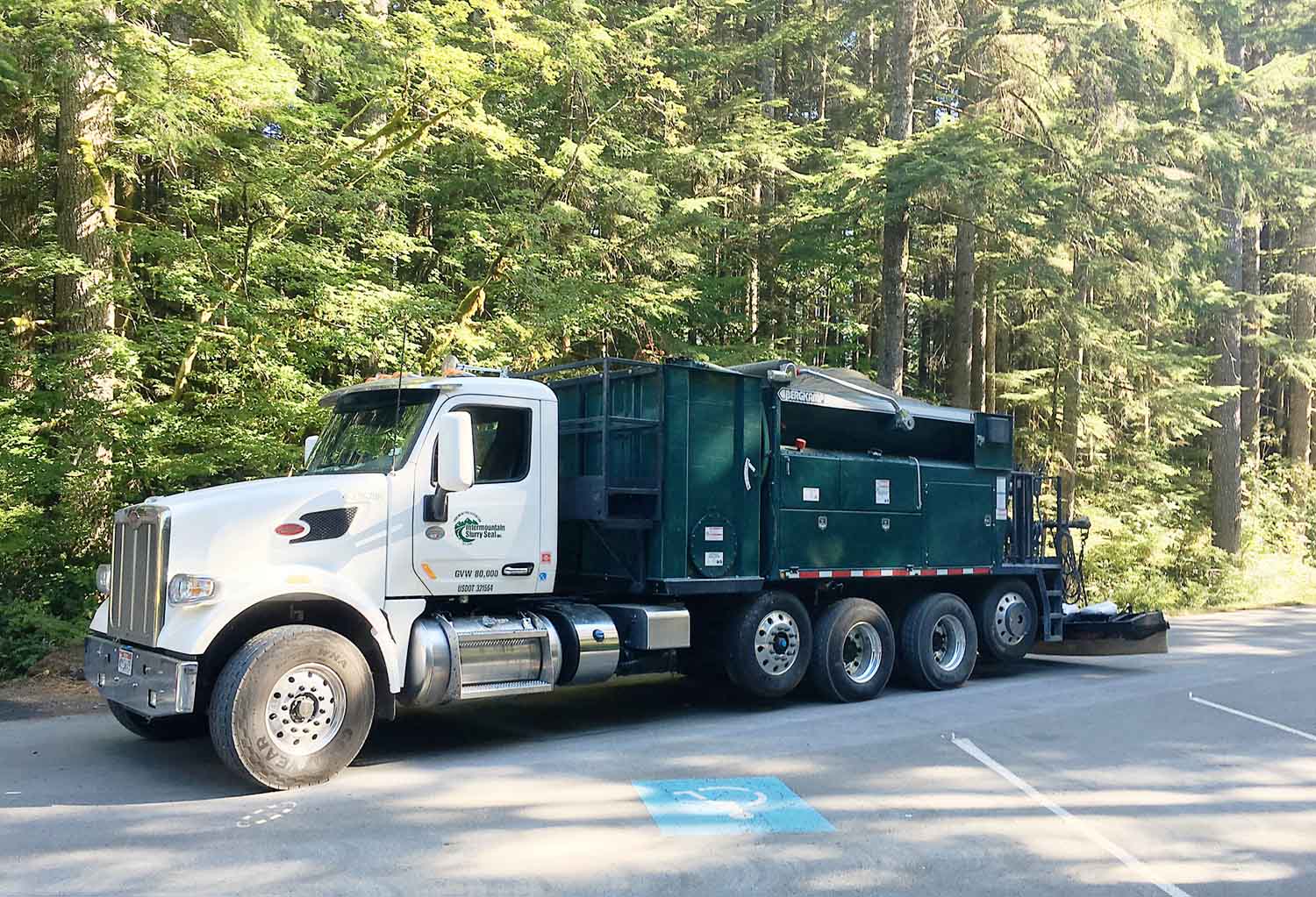 Bergkamp claims improved performance for its new M310CS truck-mounted slurry seal and micro surfacing paver Bergkamp M310CS truck-mounted