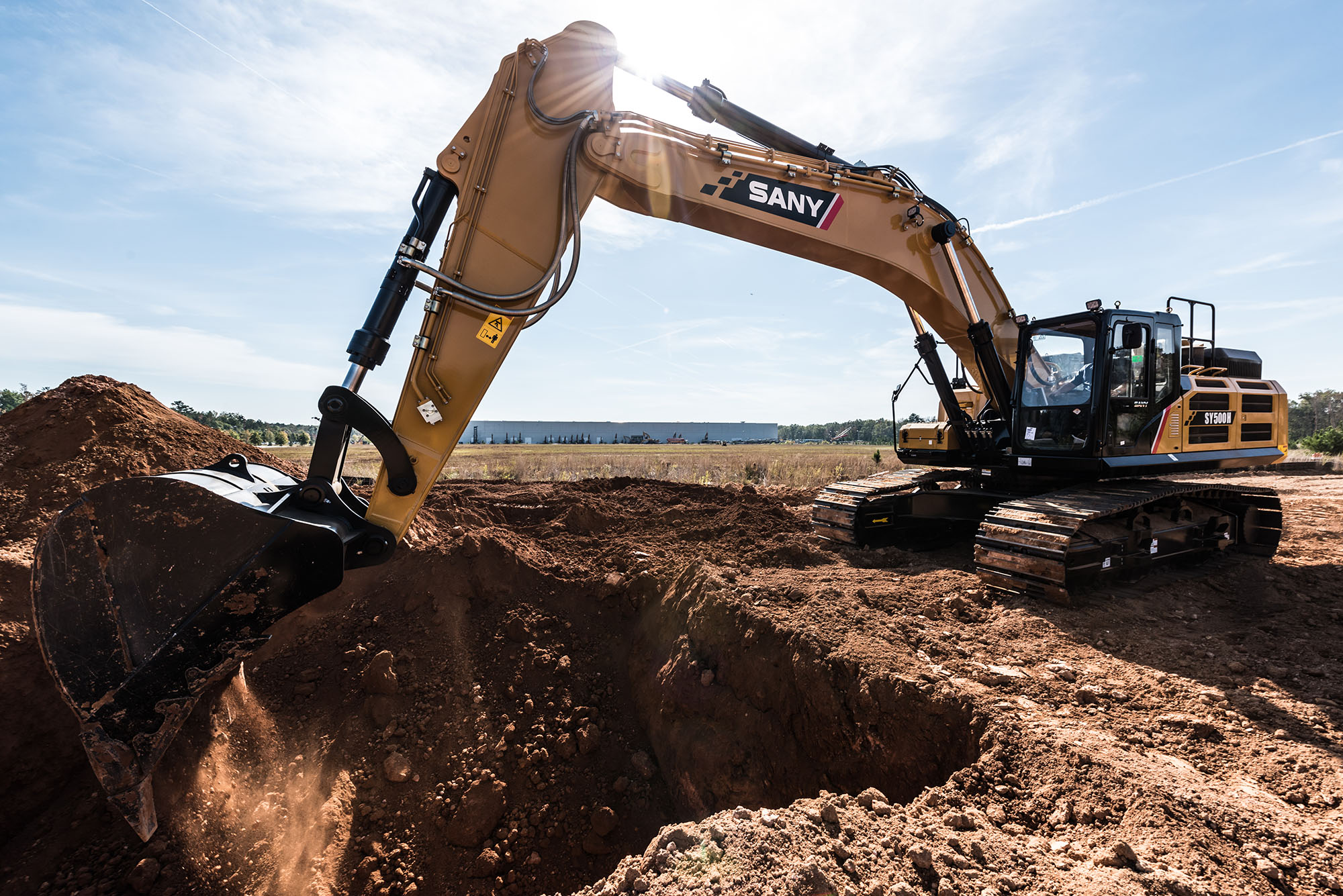 Sany's New 50 tonne excavator for US market Sany SY500