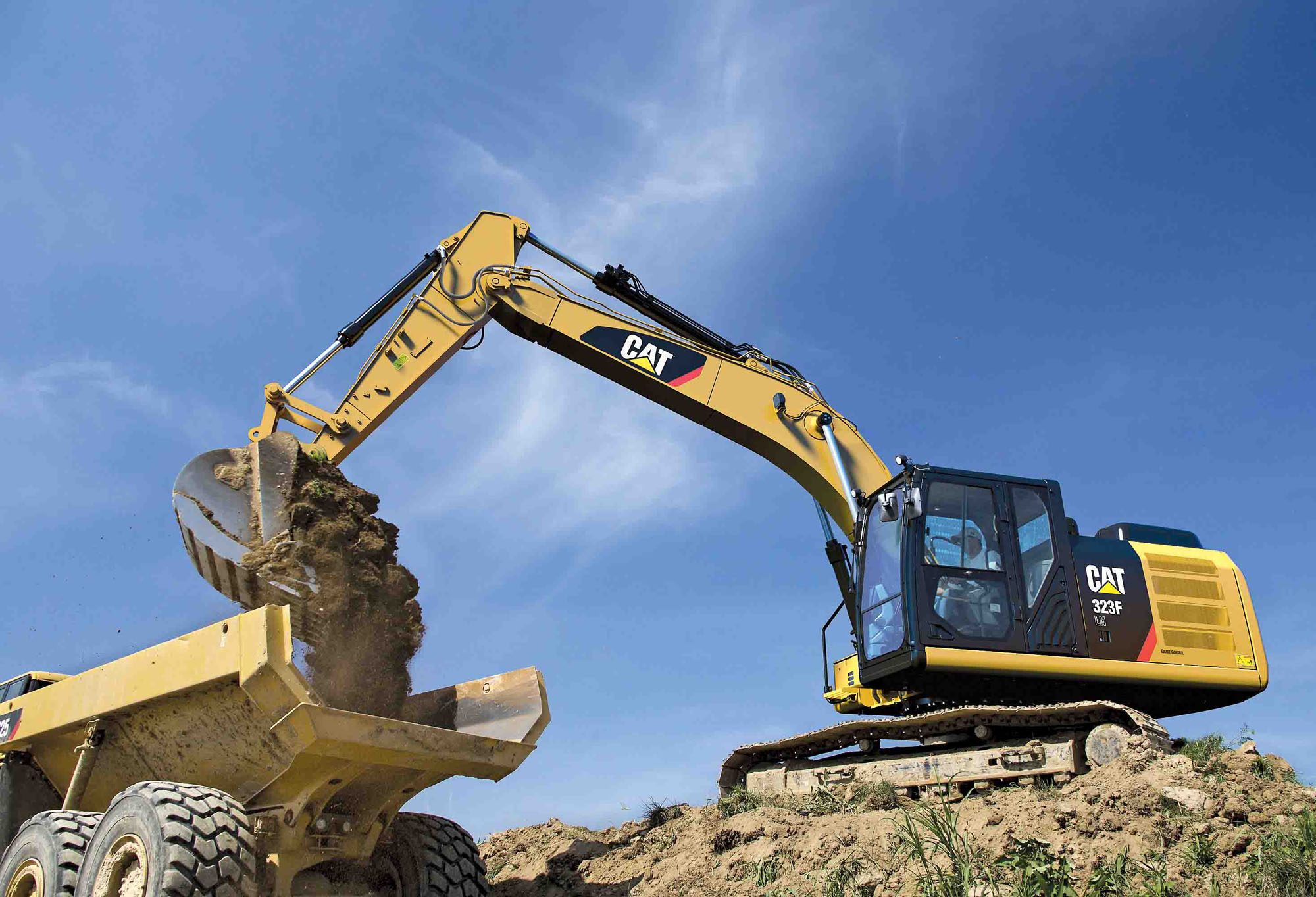 Caterpillar’s heavy-duty excavator can cope with tough conditions Caterpillar’s heavy-duty excavator