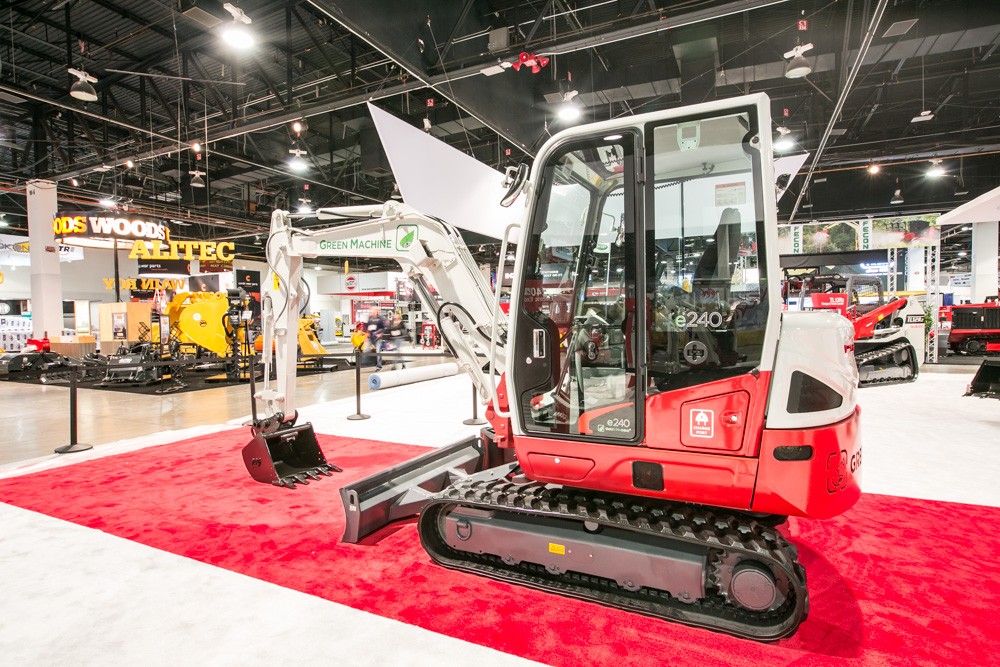 Takeuchi’s battery-powered e240 excavator Takeuchi’s battery-powered e240 excavator