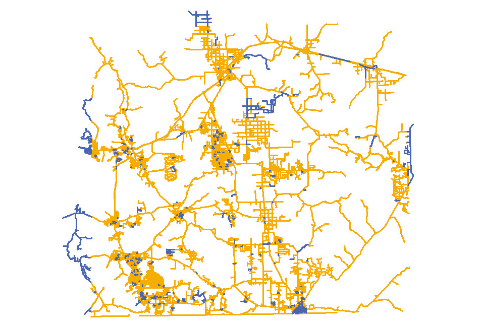 1Spatial allows to see proposed 2015 road changes overlaid onto the 2014 road network 1Spatial proposed road changes