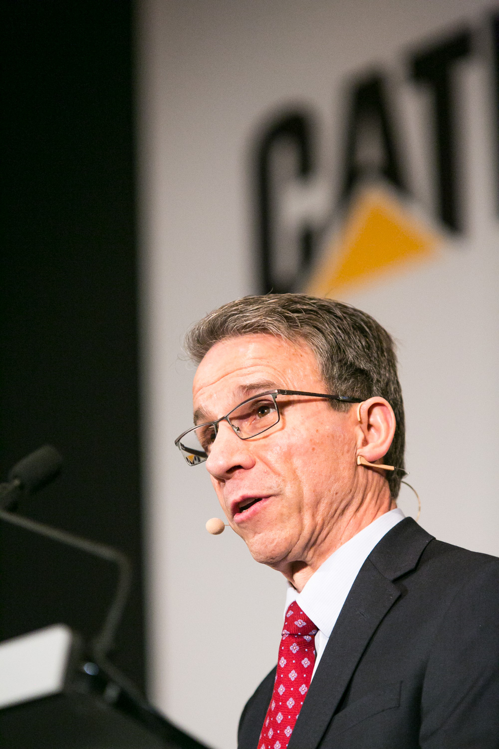 Caterpillar’s senior executives explained that the firm is focussing on technology solutions Caterpillar’s senior executive James umpleby
