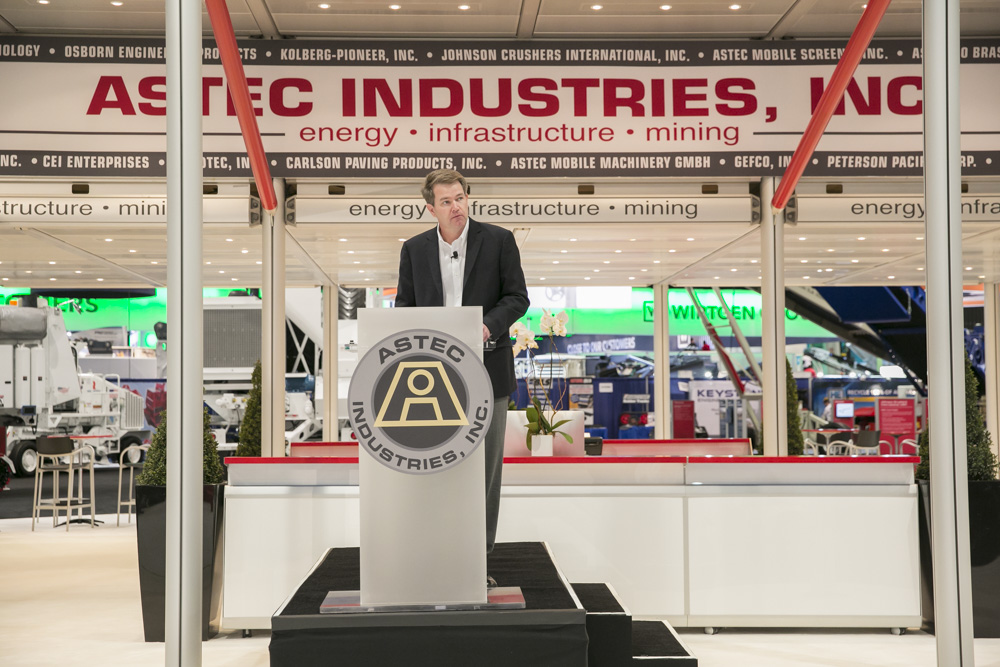 Astec CEO Ben Brock explained how the firm sees a strong year ahead Astec CEO Ben Brock