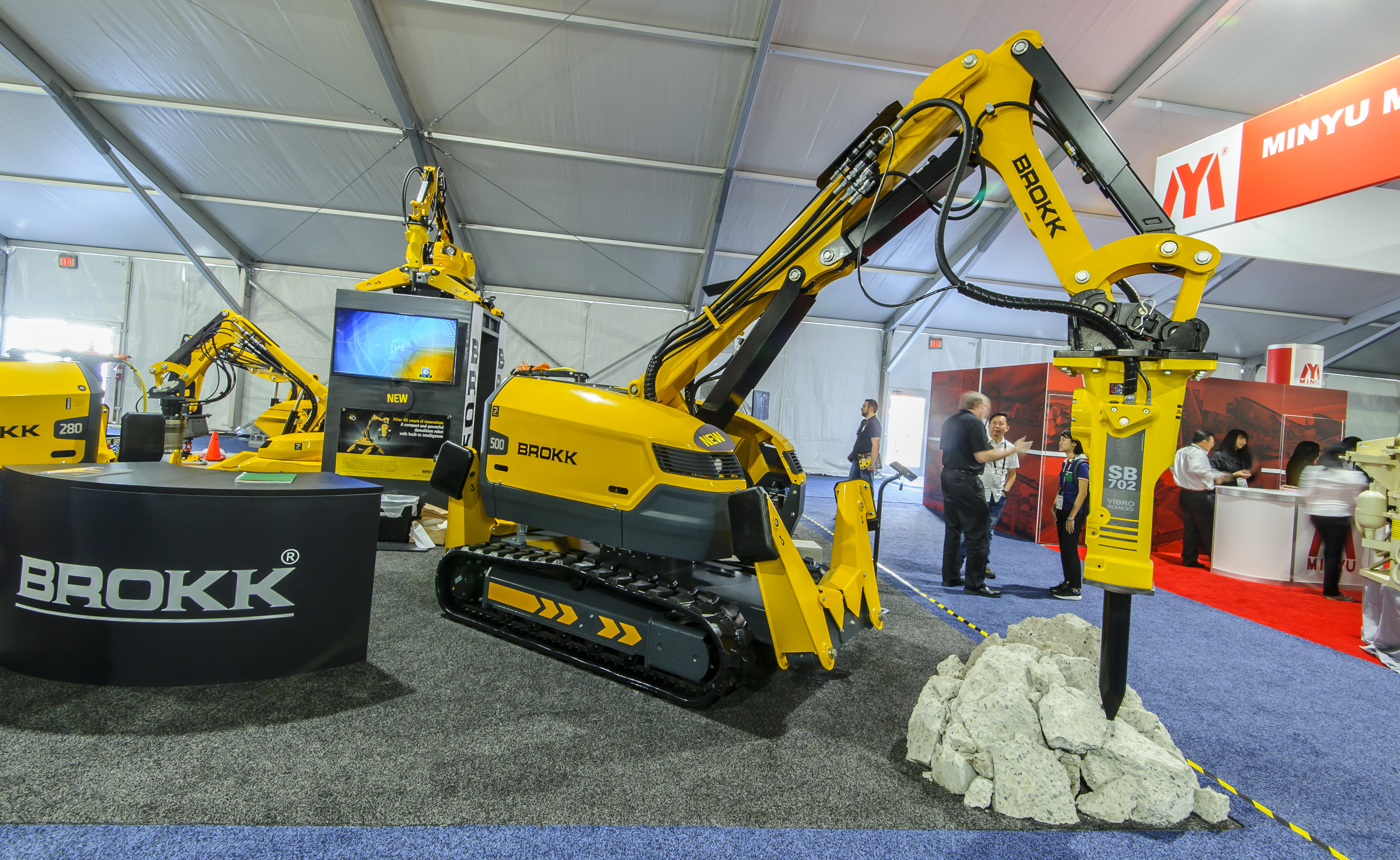 The Brokk 500 has 40 per cent more demolition power than its predecessor. The Brokk 500