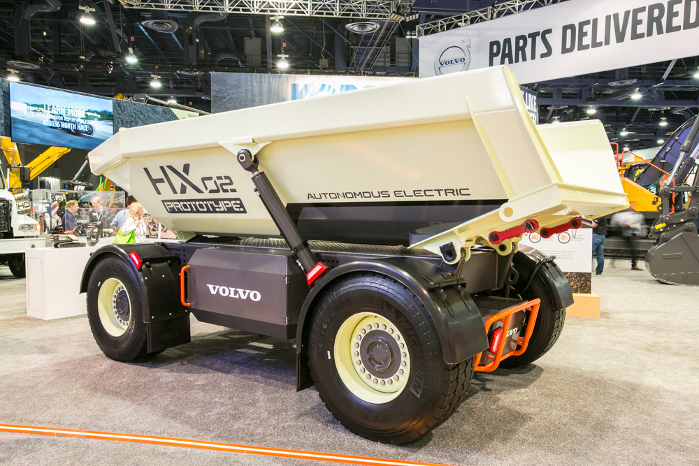 HX02 autonomous dump truck Volvo HX02