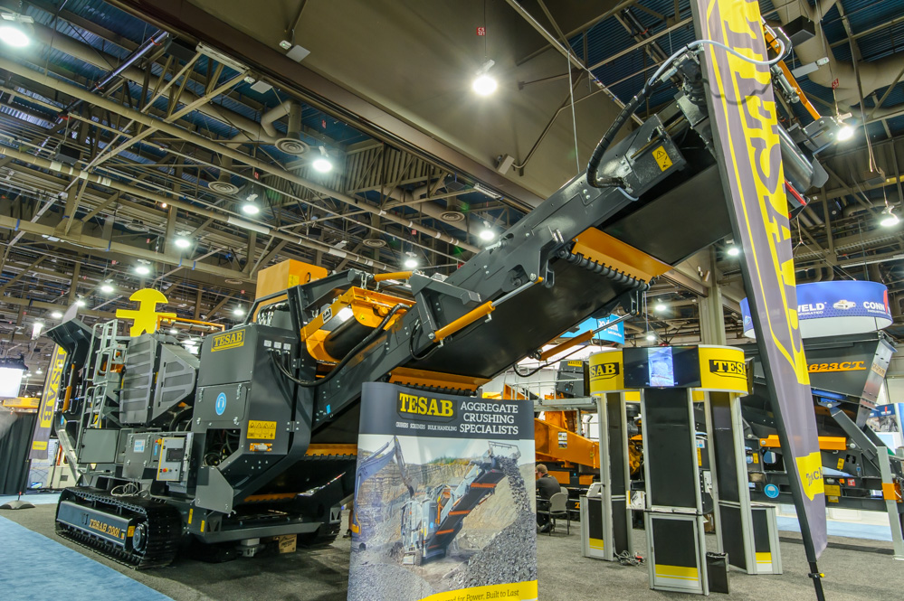 Tesab’s 700i jaw crusher is launched to a north American market Tesab’s 700i jaw crusher