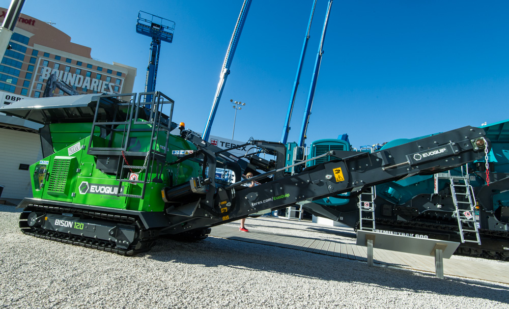 The Bison 120 is one of a growing range of EvoQuip machines EvoQuip Bison 120
