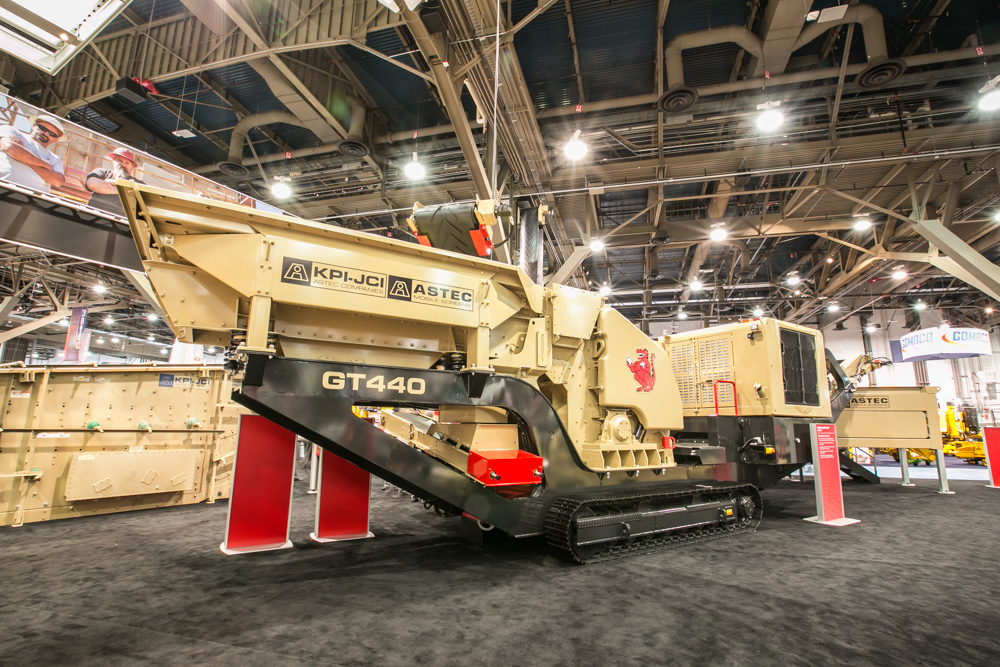 KPI-JCI has unveiled its new GT440 Hybrid horizontal shaft impactor at CONEXPO-CON/AGG 2017 KPI-JCI GT440 Hybrid horizontal shaft impactor