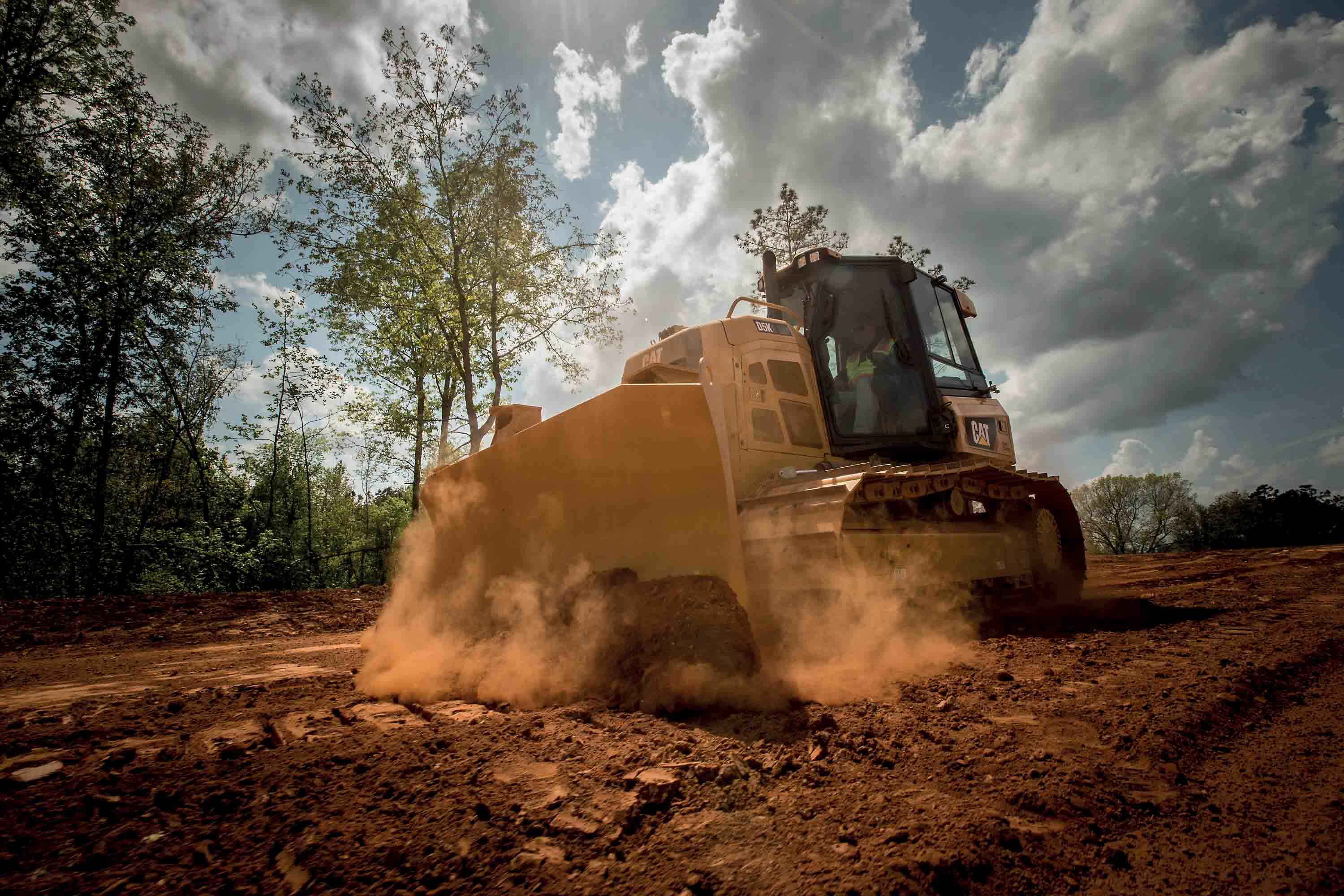 Caterpillar's smaller dozers are now offered with the 3D Cat Grade Control system Caterpillar's dozers