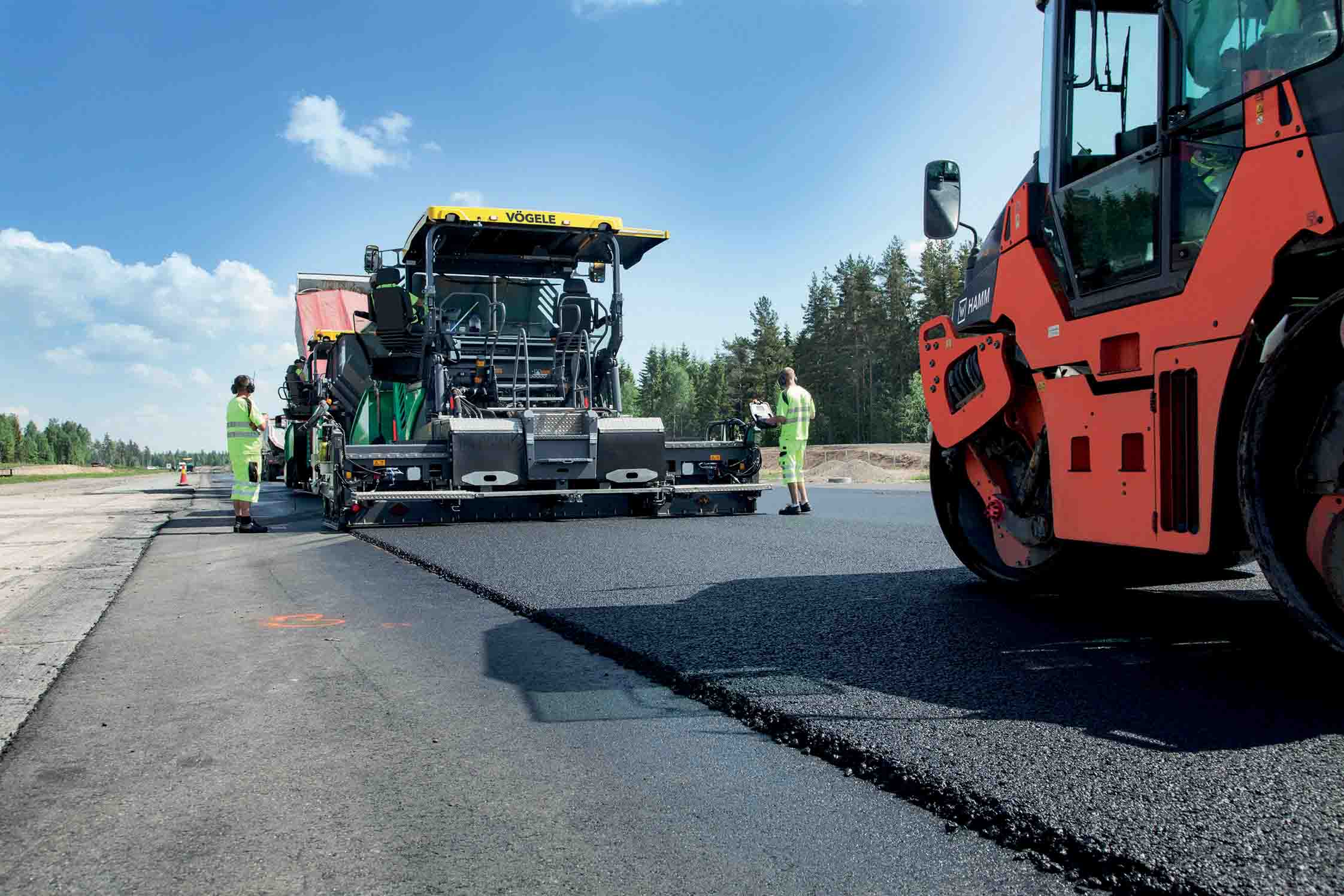 Maximum precision was called for when paving Gardermoen Raceway near Oslo Gardermoen Raceway near Oslo