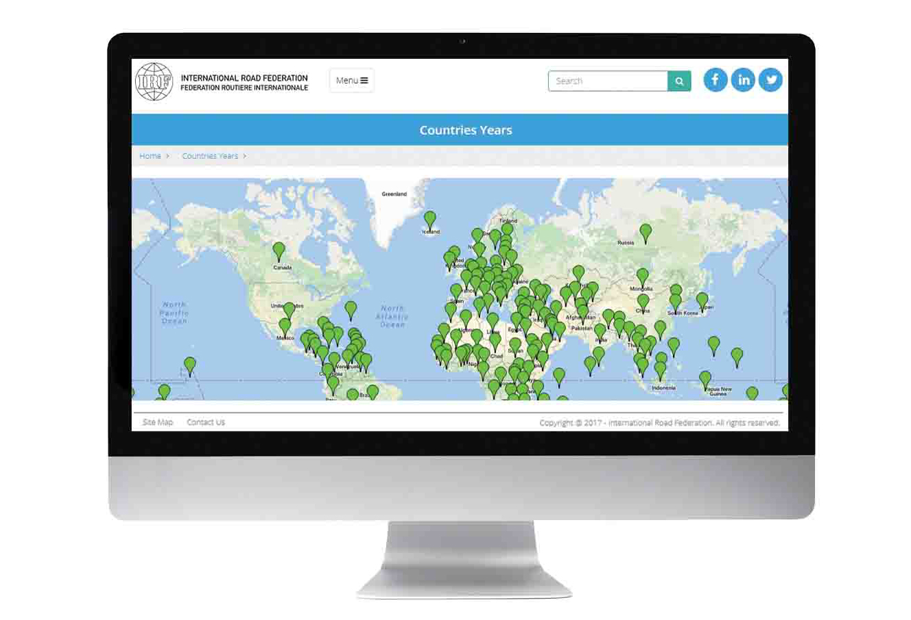 Key data for roads around the world is available Key data for roads