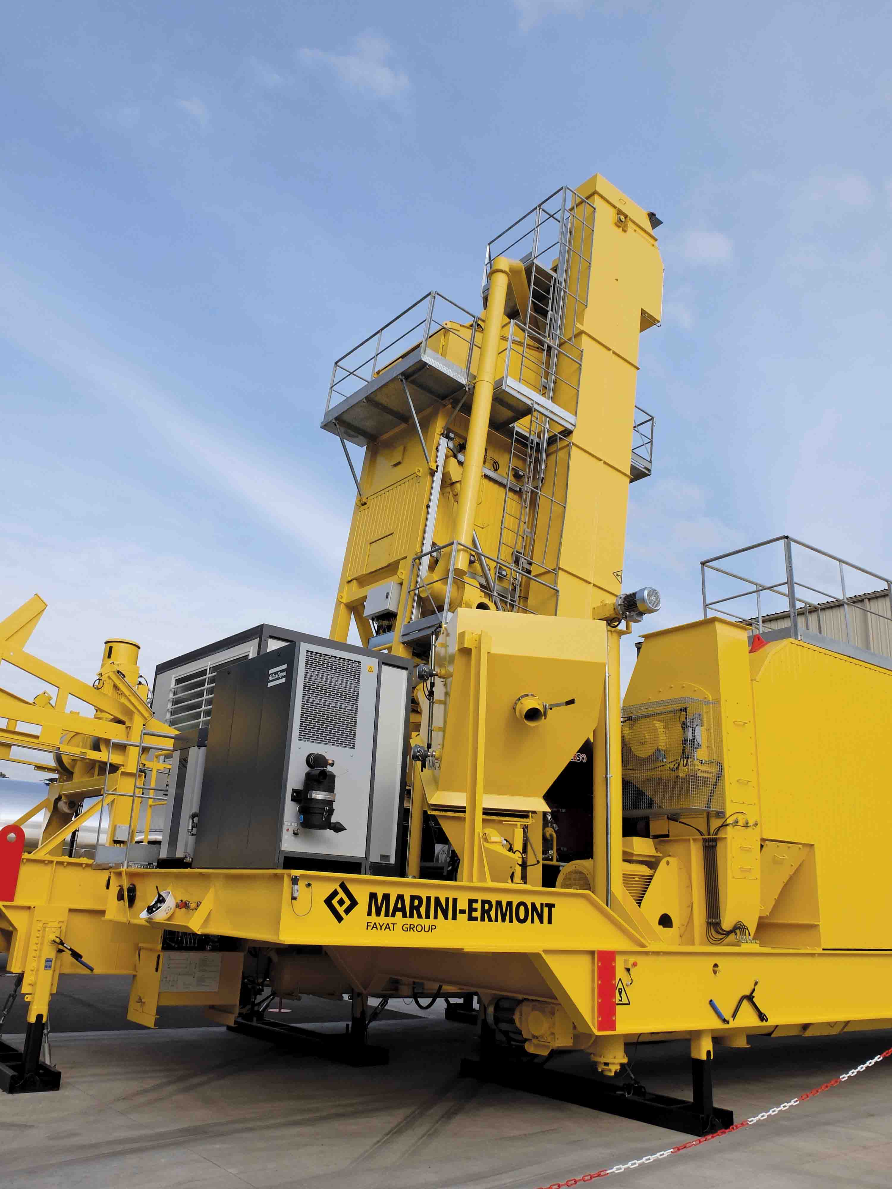 The new Marini-Ermont plants are designed for fast erection on site Marini-Ermont plant