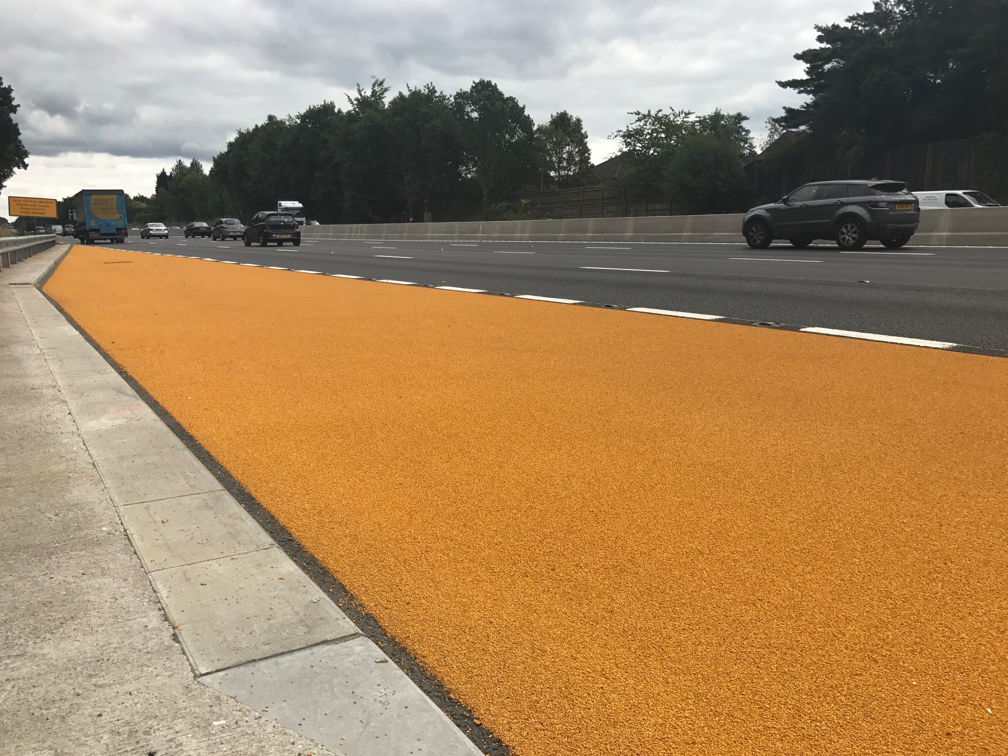 Safer with an orange: Emergency Refuge Areas using QMS Type 1 HyperGrip system Orange emergency area