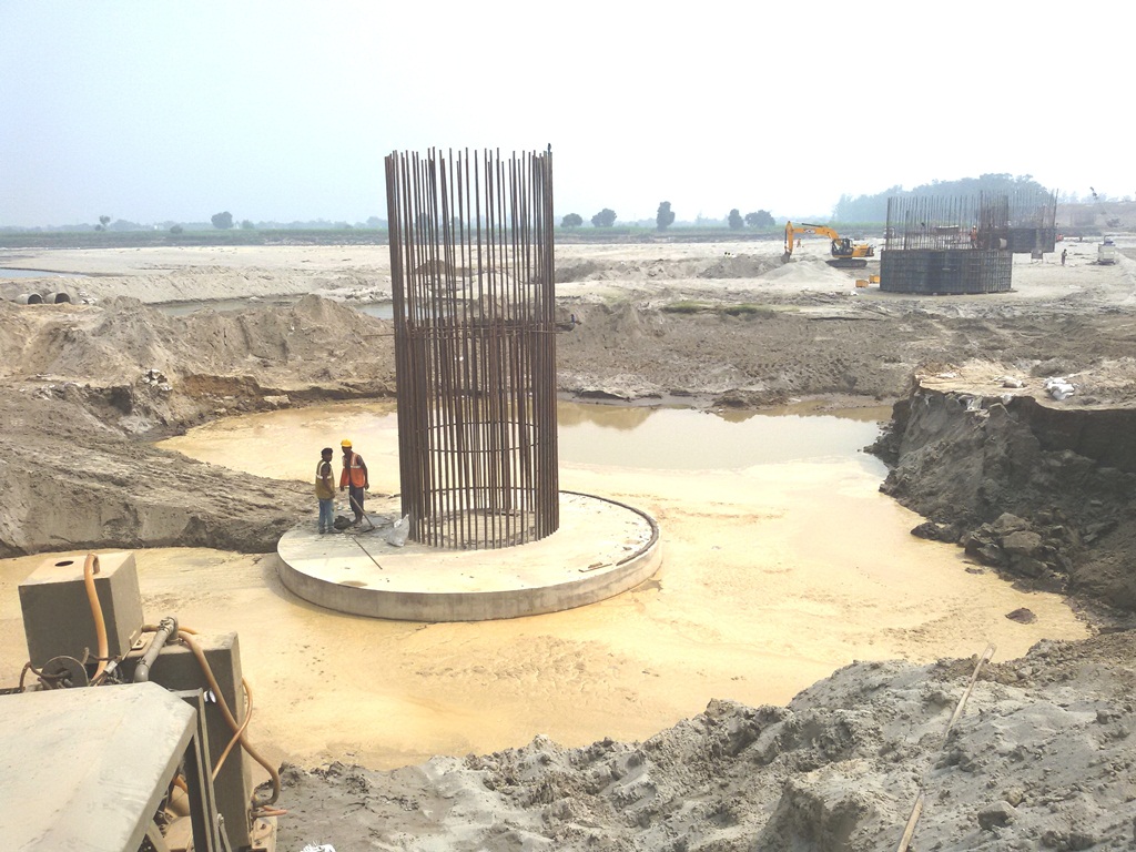 Foundations for the bridges have to be substantial Foundations for the bridges
