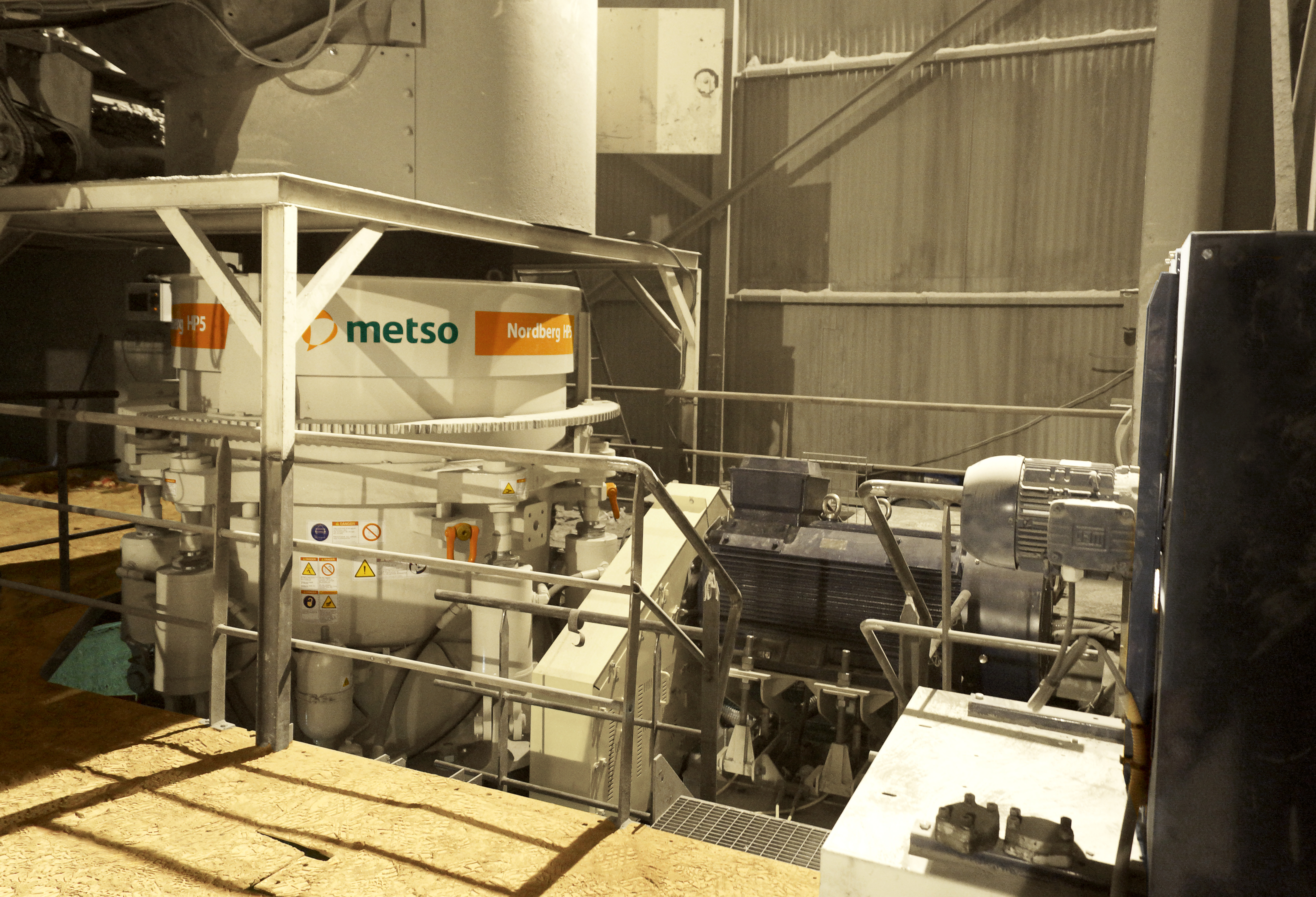 The order includes one of the latest Metso cone crushers Metso-Nordberg-HP5-cone-crusher