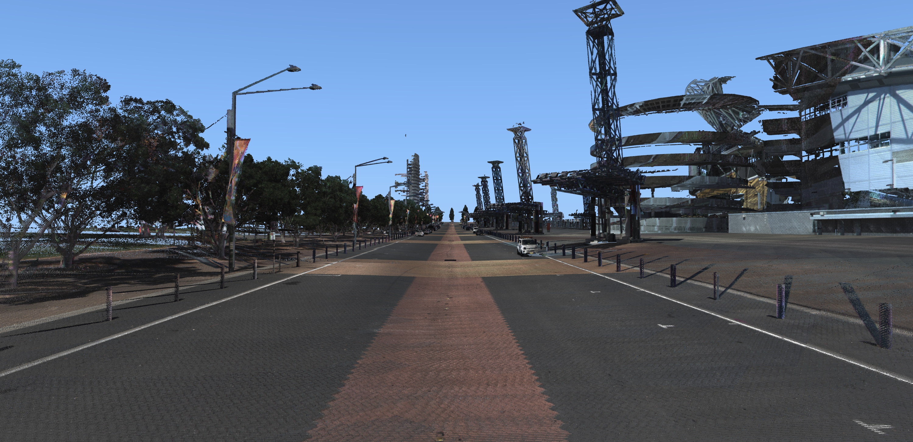 Sydney Stadium in Australia, as seen by ROBIN 3D Laser Mapping