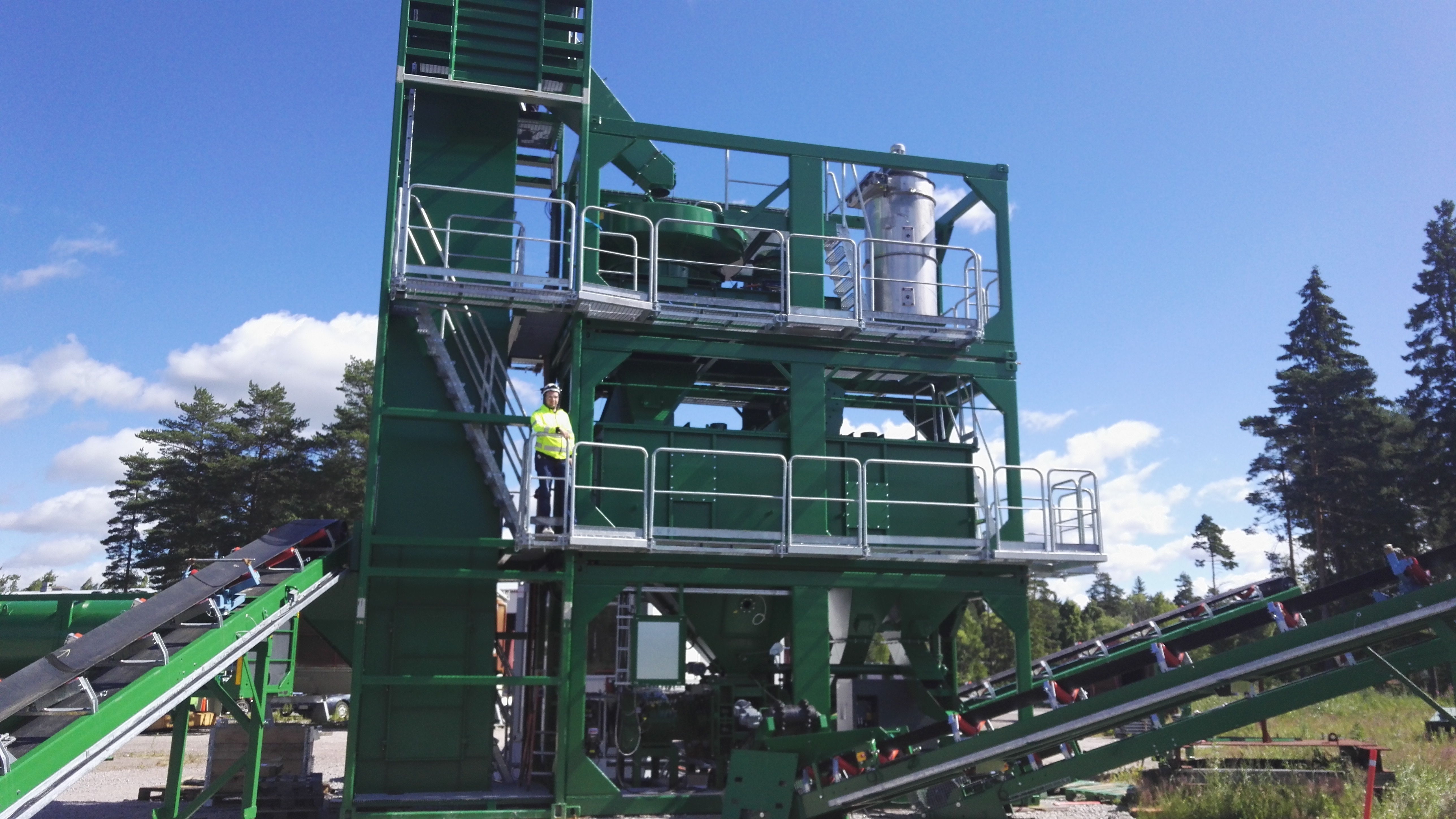 The new AMOPEPPER plant from AMOMATIC is now undergoing testing Amopepper