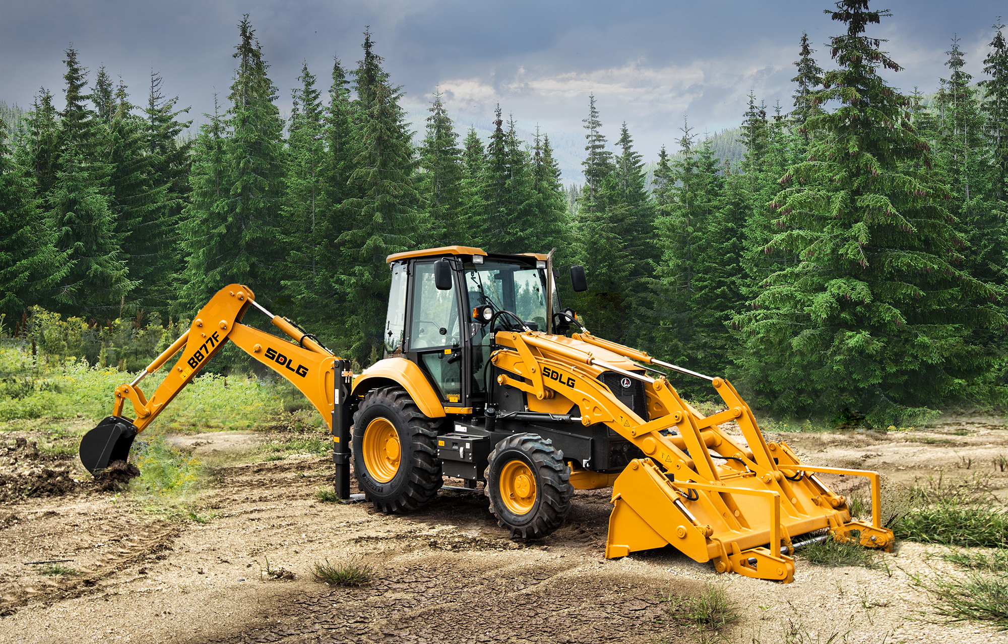 SDLG has a new backhoe loader aimed at the African and Middle Eastern markets SDLG%20B877F%20backhoe%20loader.jpg